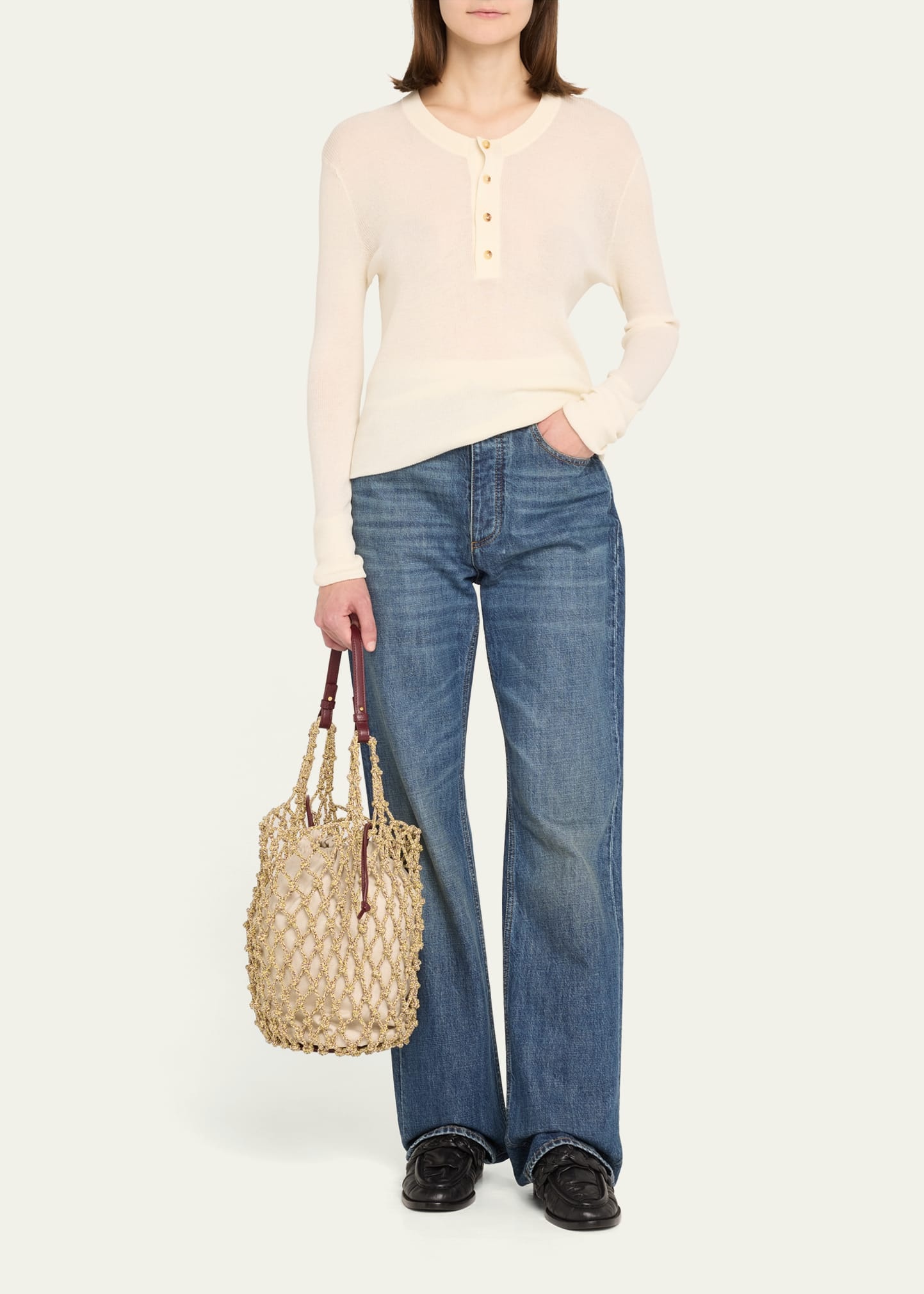 Salina Macrame Top Handle Bag - 5