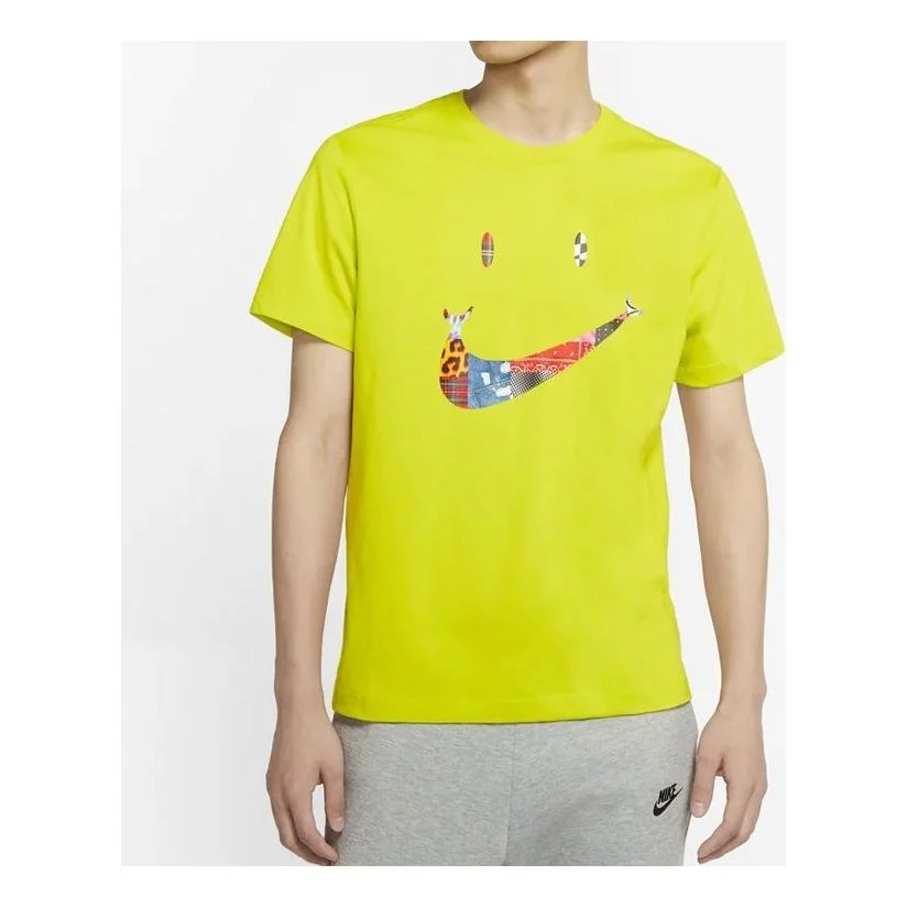 Nike Have A Nike Day Summer2 Smiling Face Short Sleeve Green CW7392-320 - 1