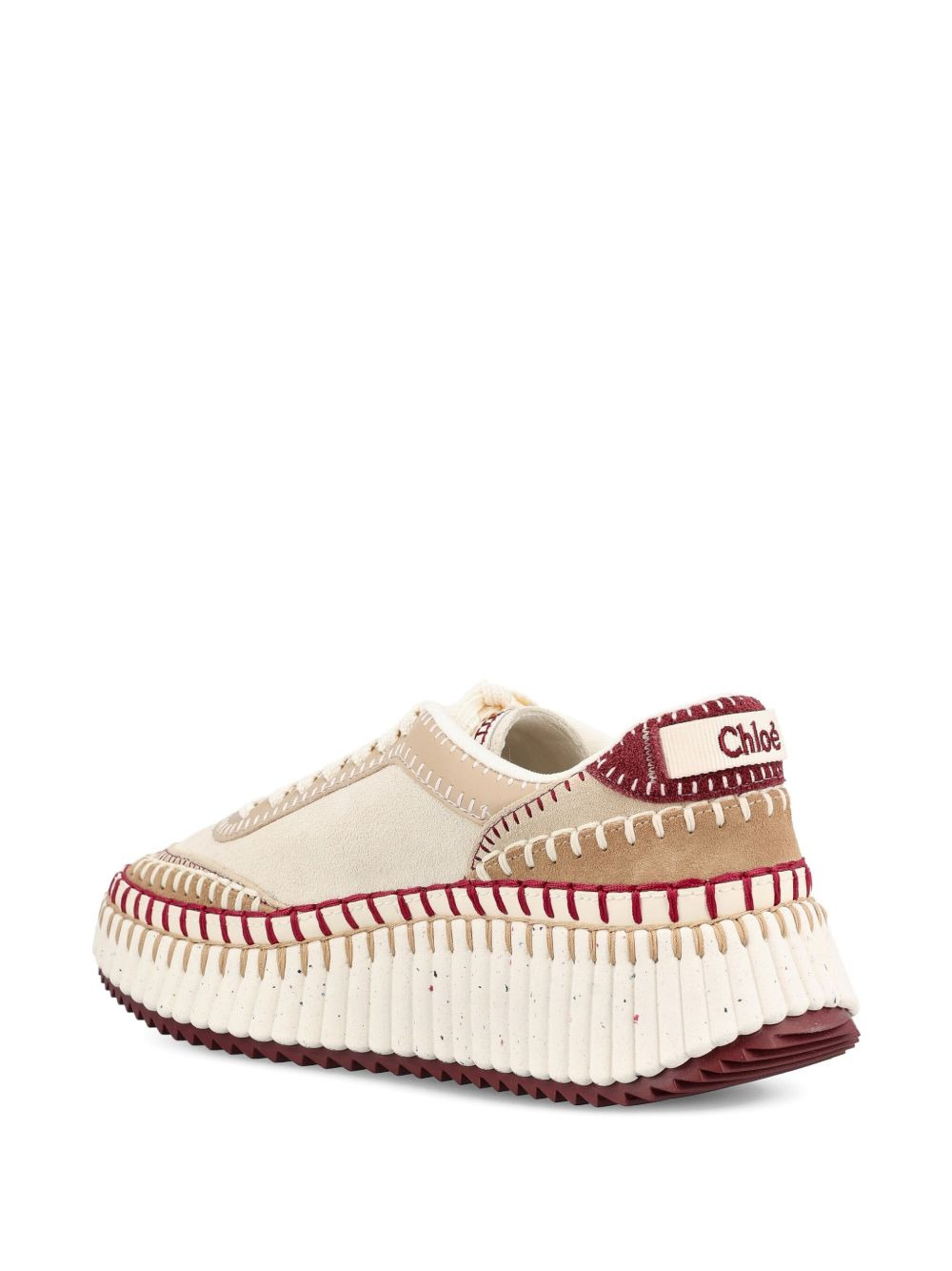 Nama textured-sole lace-up sneakers - 4