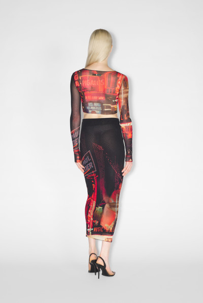 Jean Paul Gaultier THE RED PIGALLE CROP TOP outlook