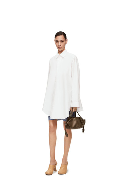 Loewe Trapeze shirt dress in cotton poplin outlook