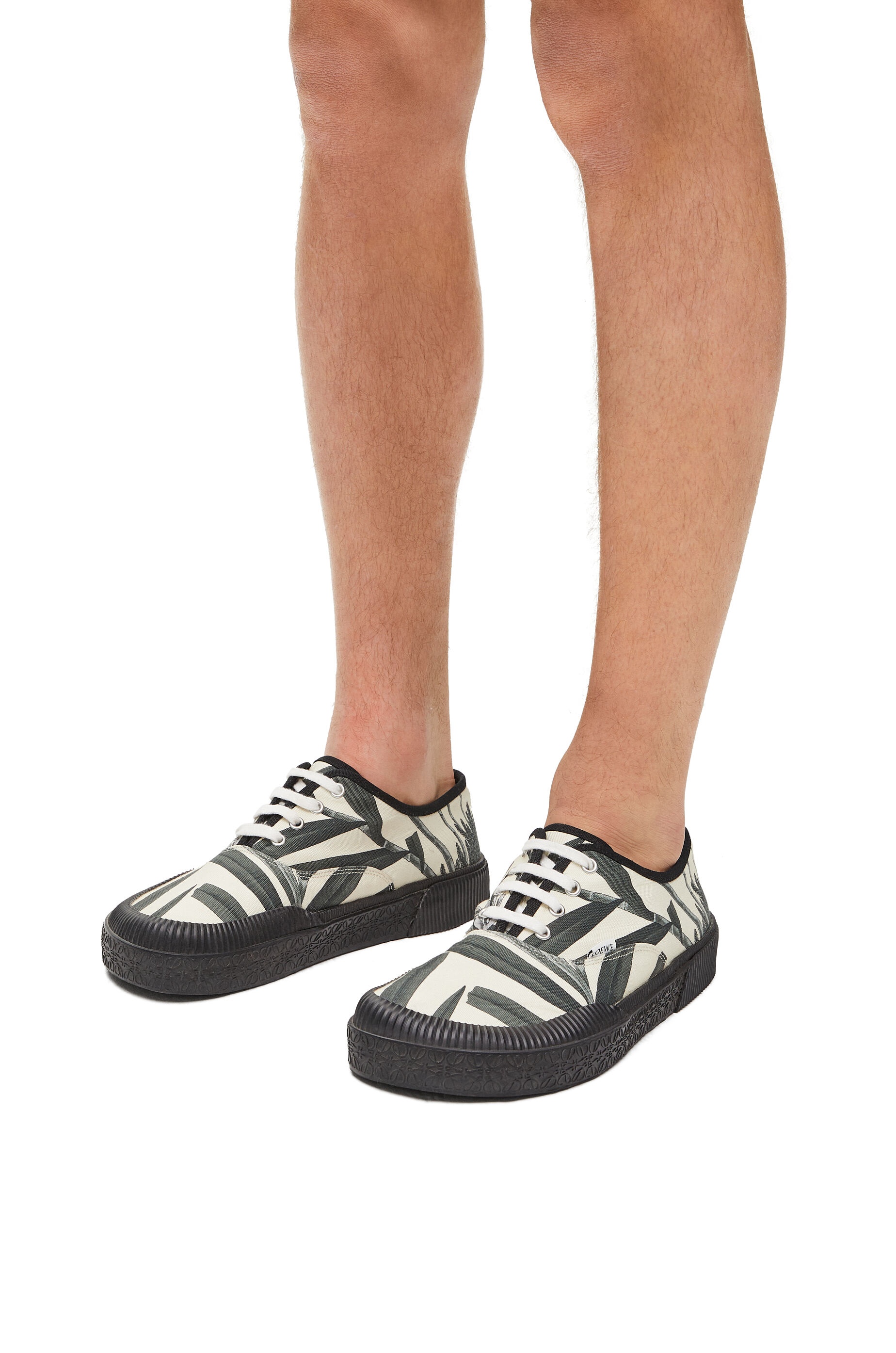 Terra Vulca lace-up sneaker in printed canvas - 2