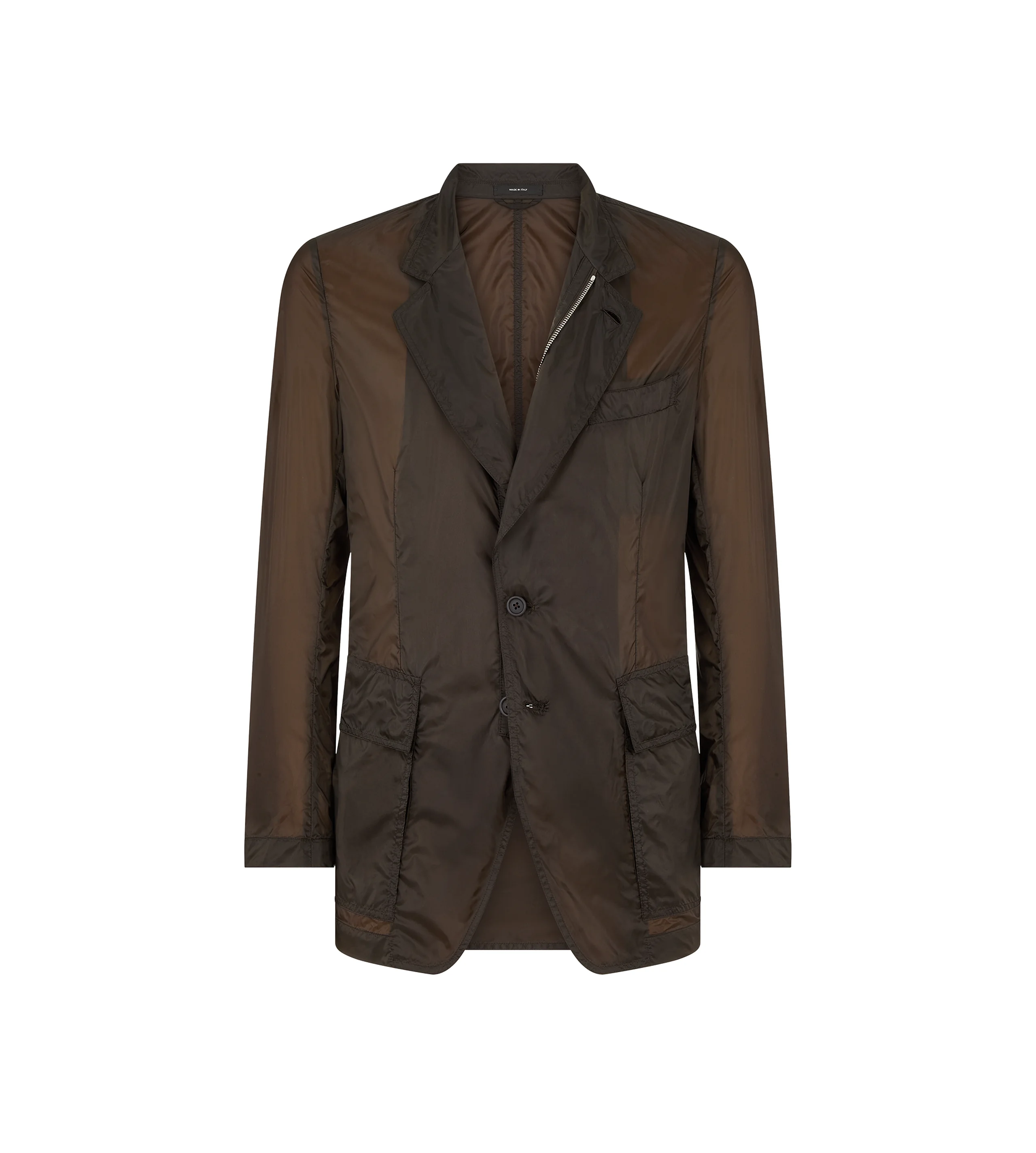 EXTRA LIGHT NYLON BLAZER WITH ZIP - 1