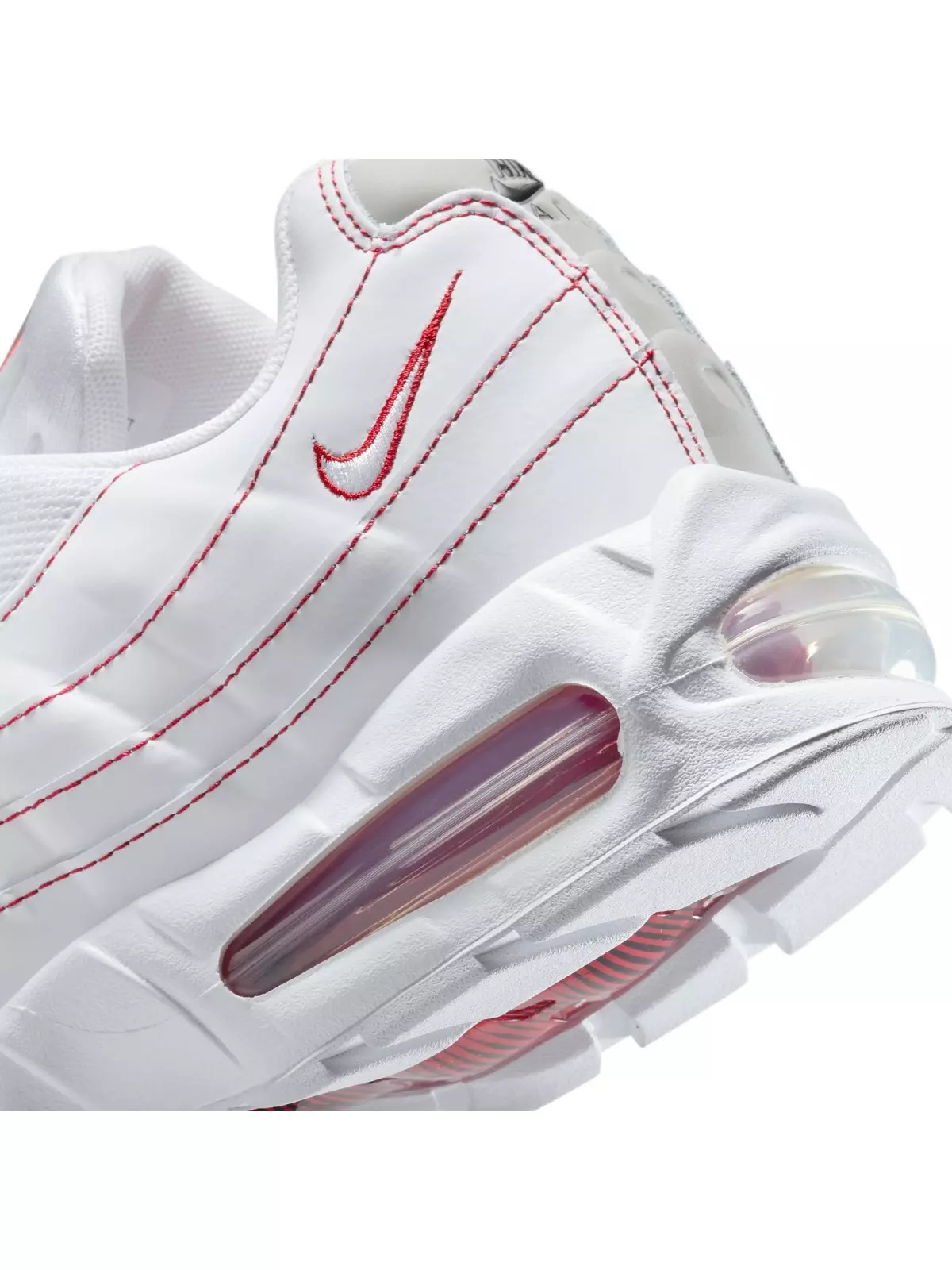Air Max 95 OG "White/University Red/Wolf Grey" Men's Shoe - 10