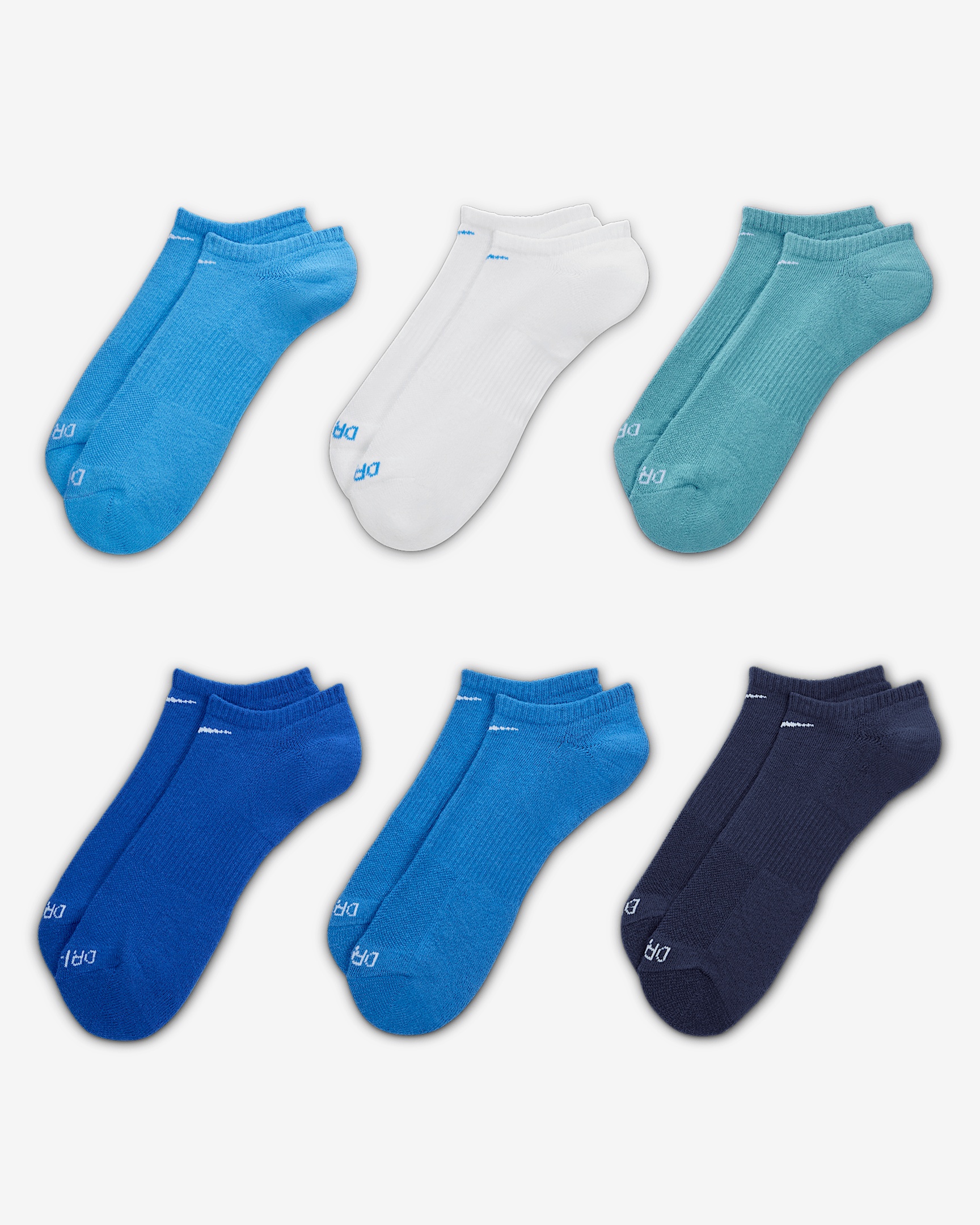 Nike Everyday Plus Cushioned Training No-Show Socks (6 Pairs) - 2