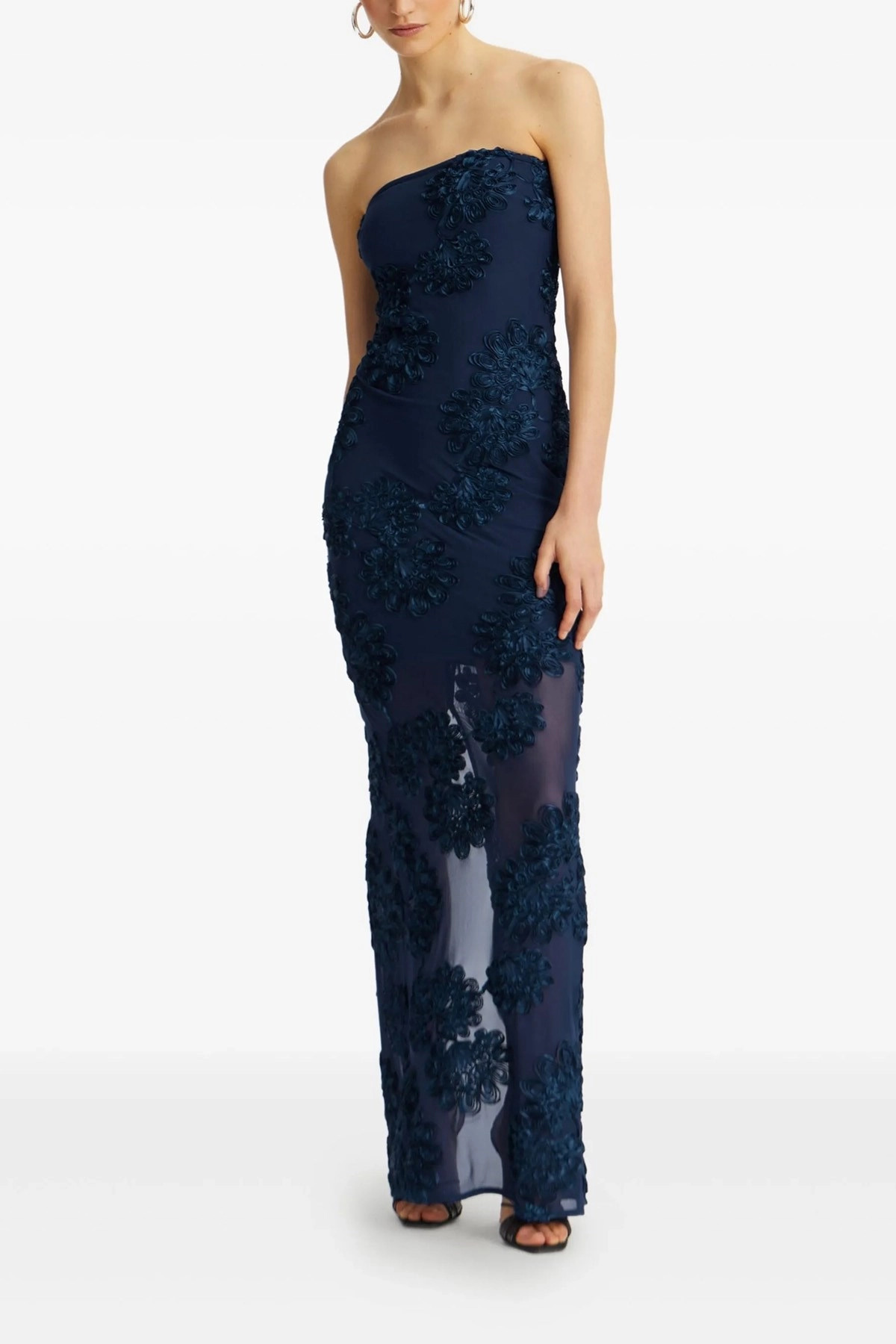 '3D Mesh Maxi' dress - 2