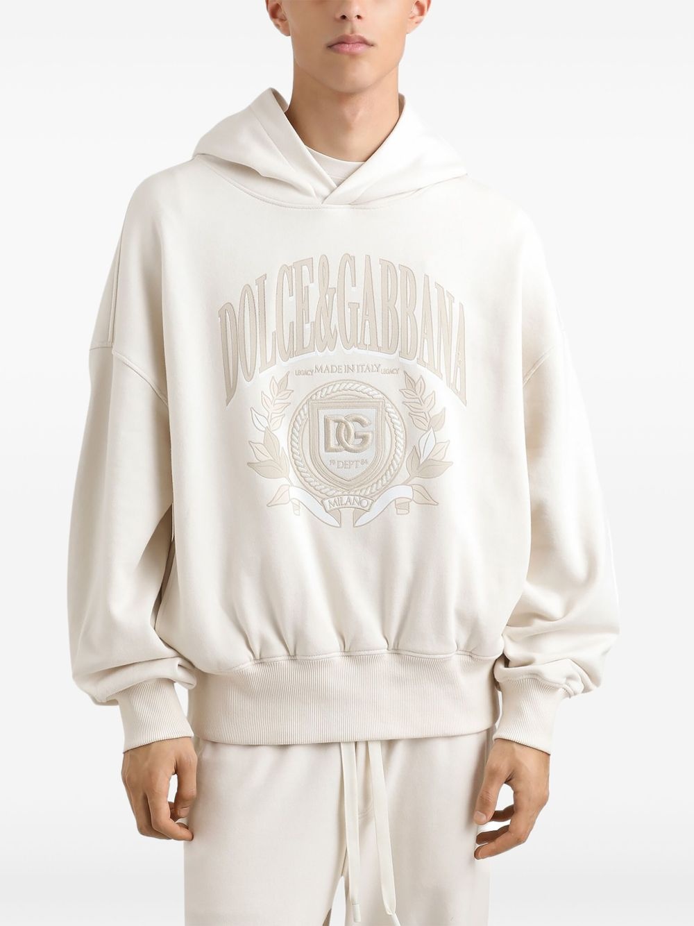 logo-print hoodie - 4