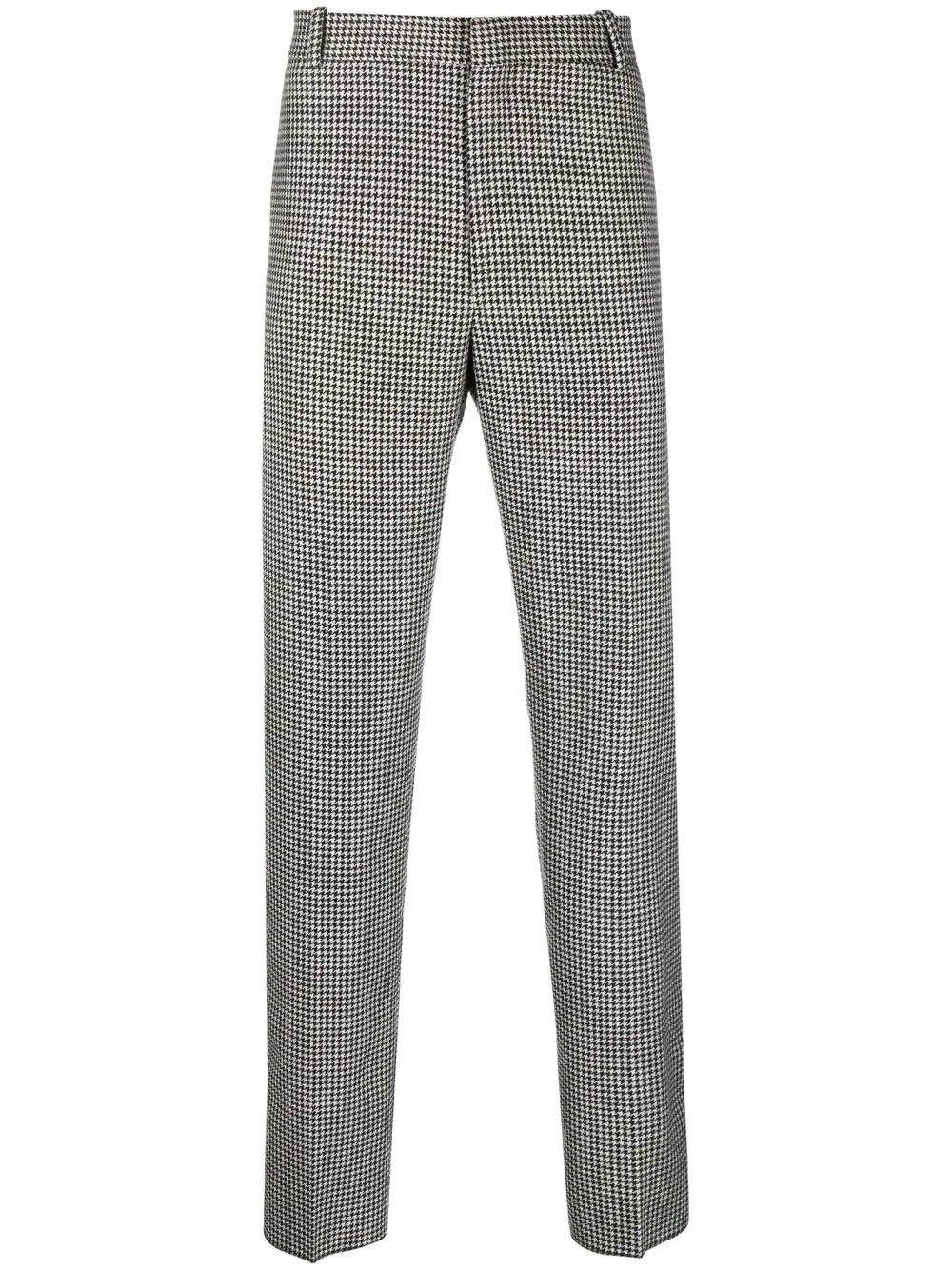 houndstooth tapered trousers - 1