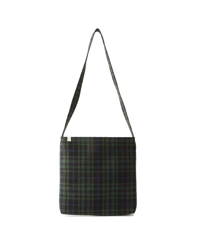 RECORD BAG BUFFALO CHECK GREEN - 1