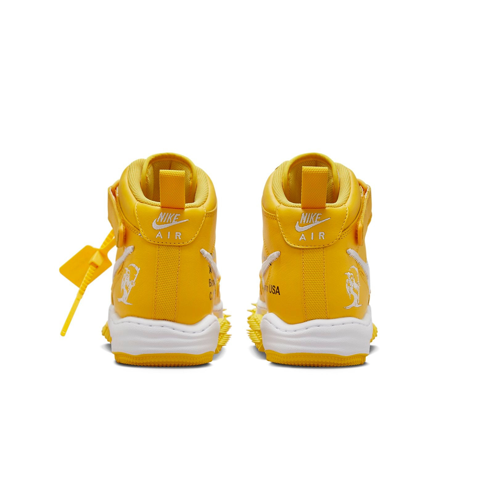 Nike Air Force 1 Mid SP x OFF-WHITE 'Varsity Maize' DR0500-101 - 4