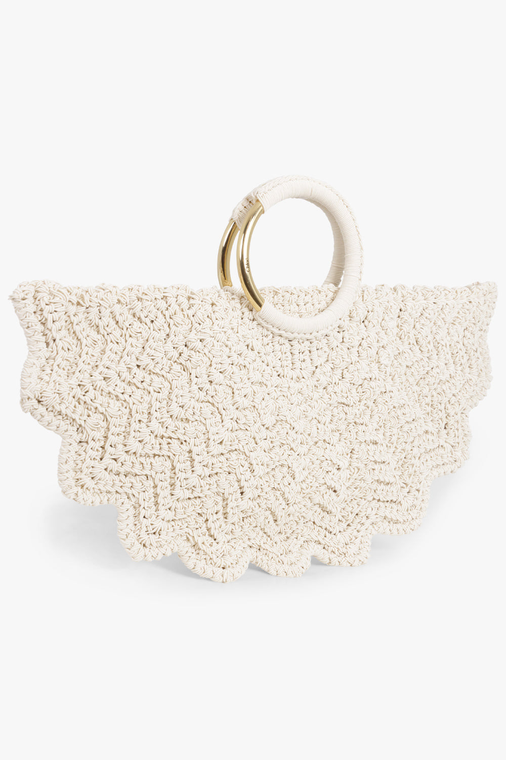 BRACELET PARAVENT LOGO CROCHET TOTE BAG | DEEP IVORY - 2