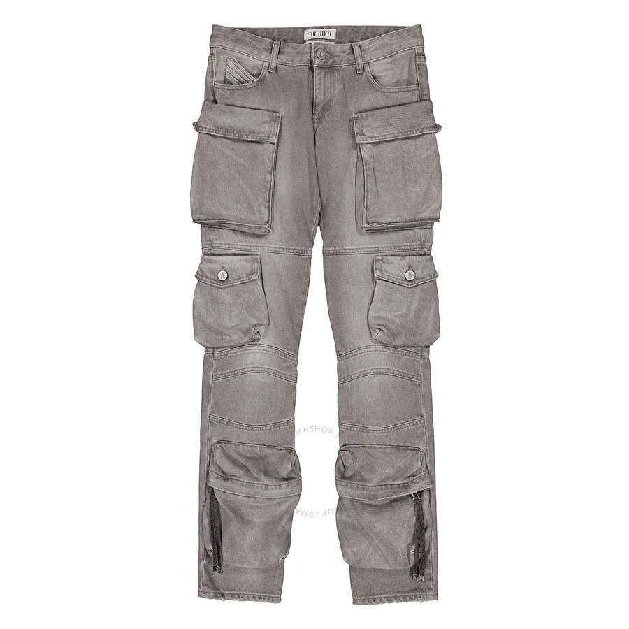 The Attico Ladies Grey Essie Long Pants - 1