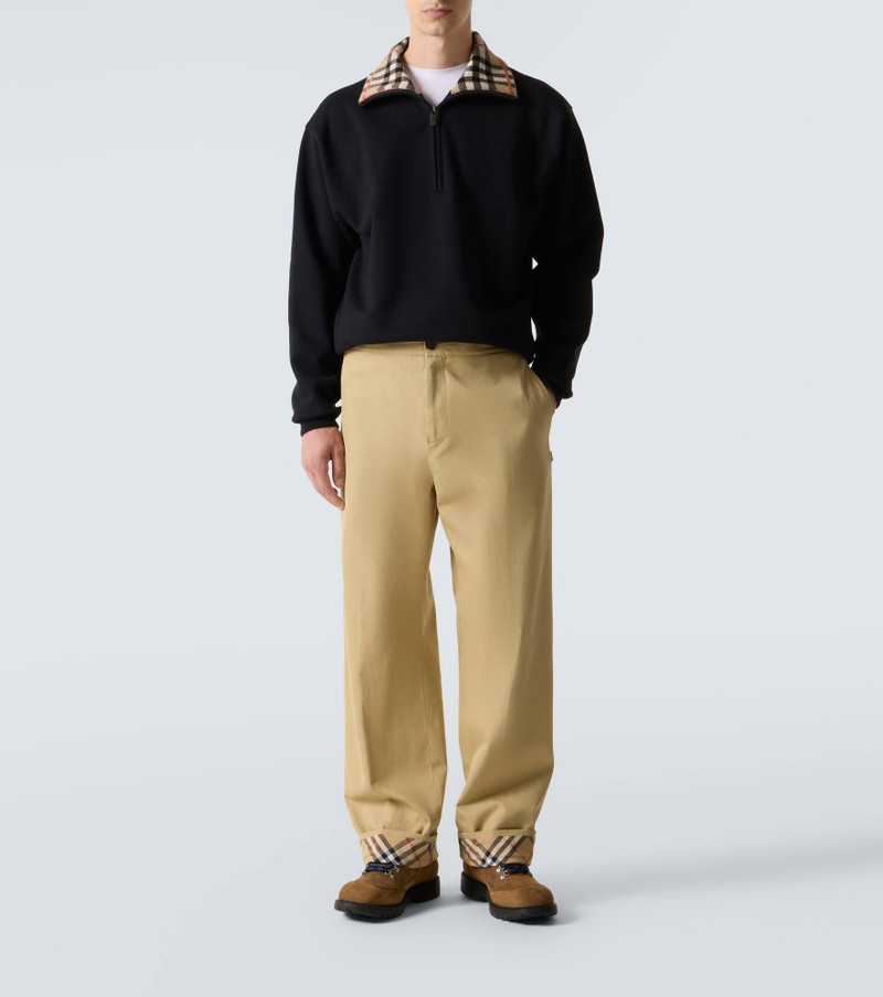 Burberry Burberry Check cotton pants outlook
