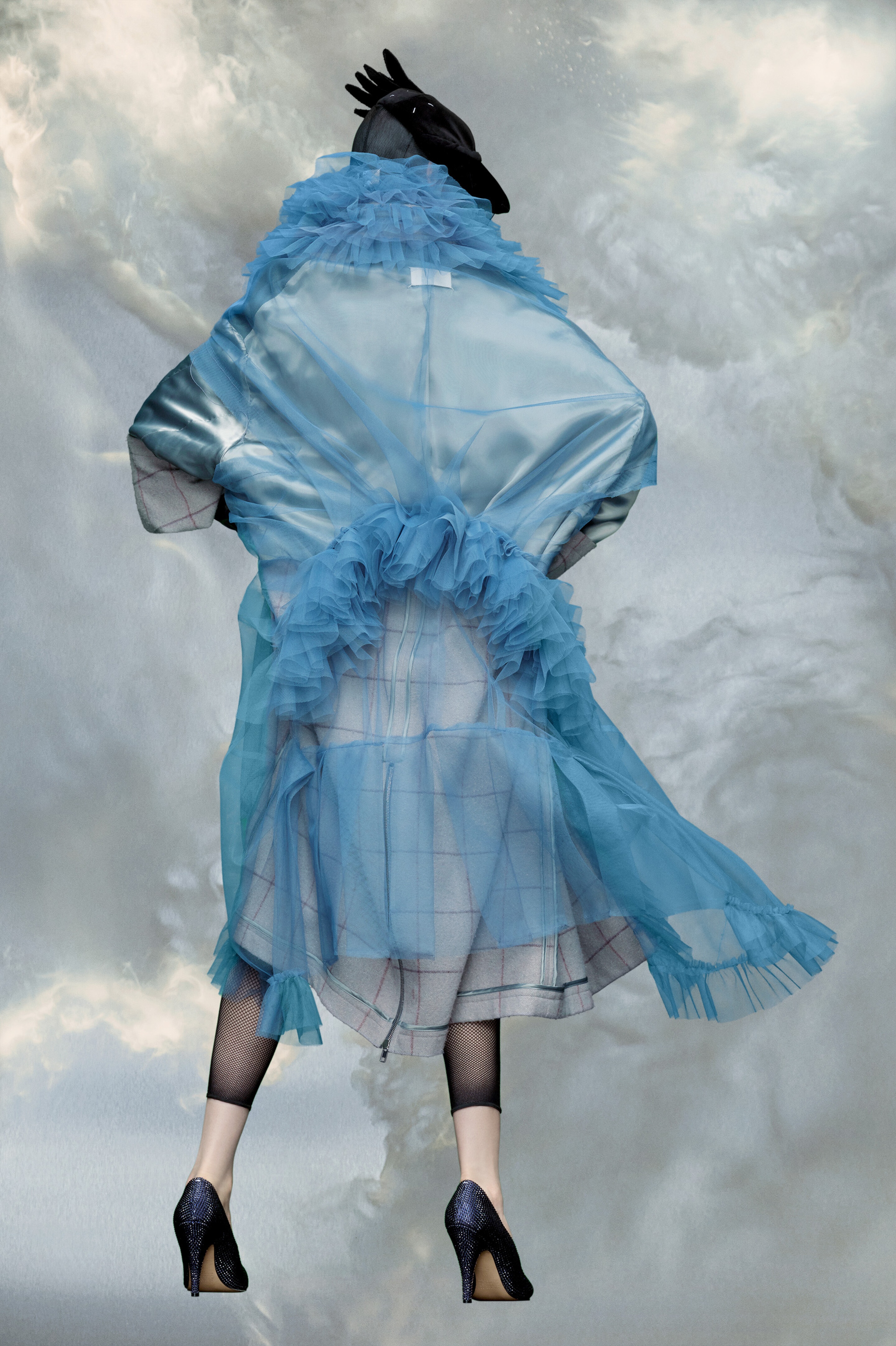 Maison Margiela Tulle coat | REVERSIBLE