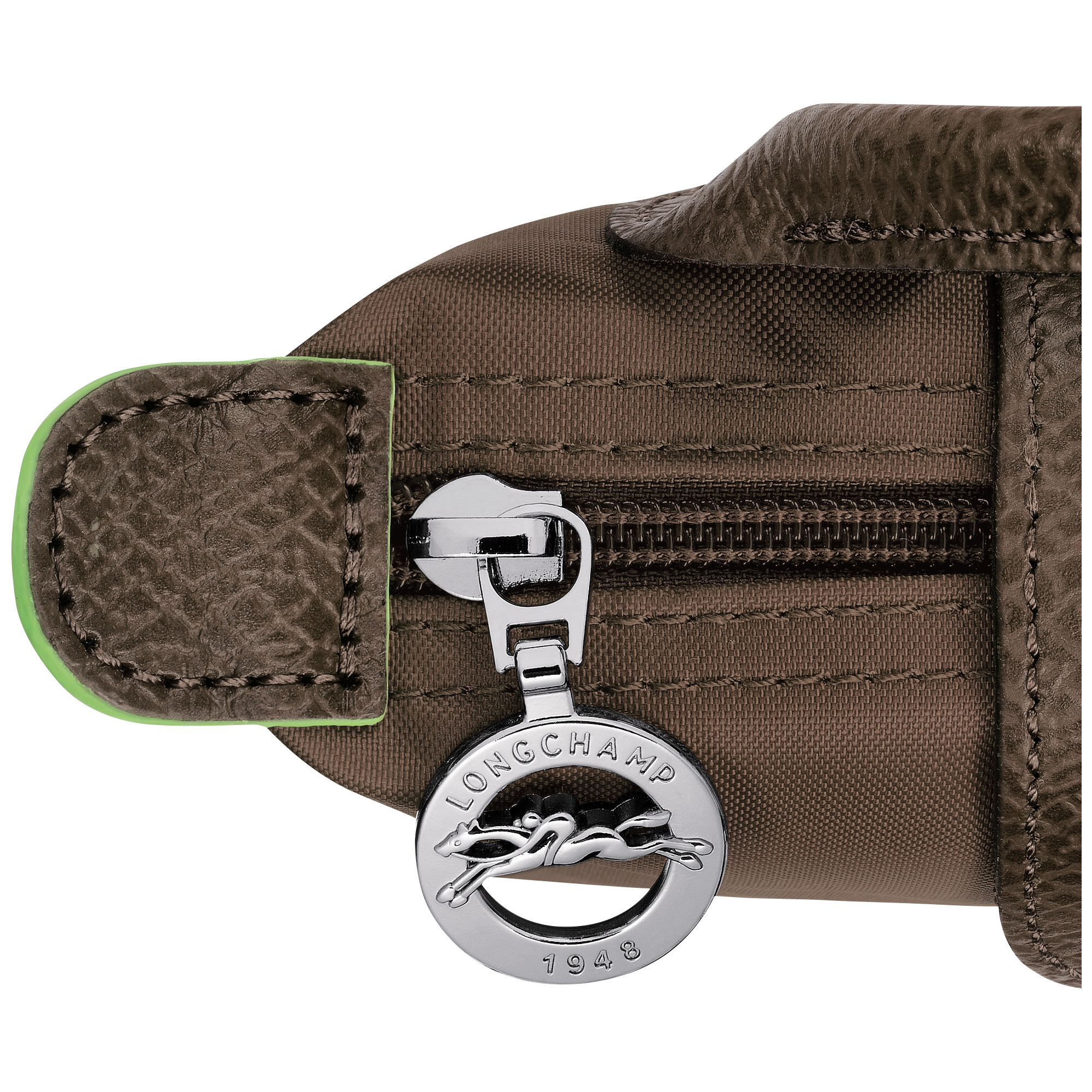 Le Pliage Green Pouch with handle Terra - Recycled canvas - 6