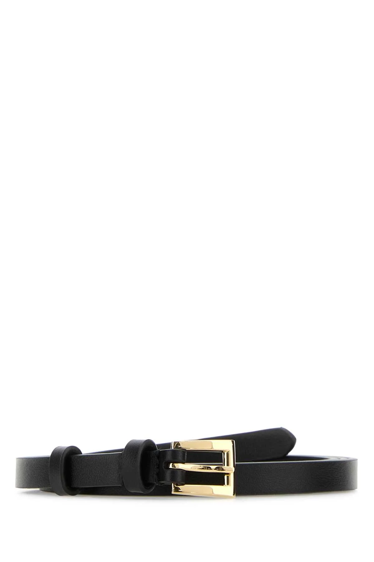 Prada Women Black Leather Belt - 1