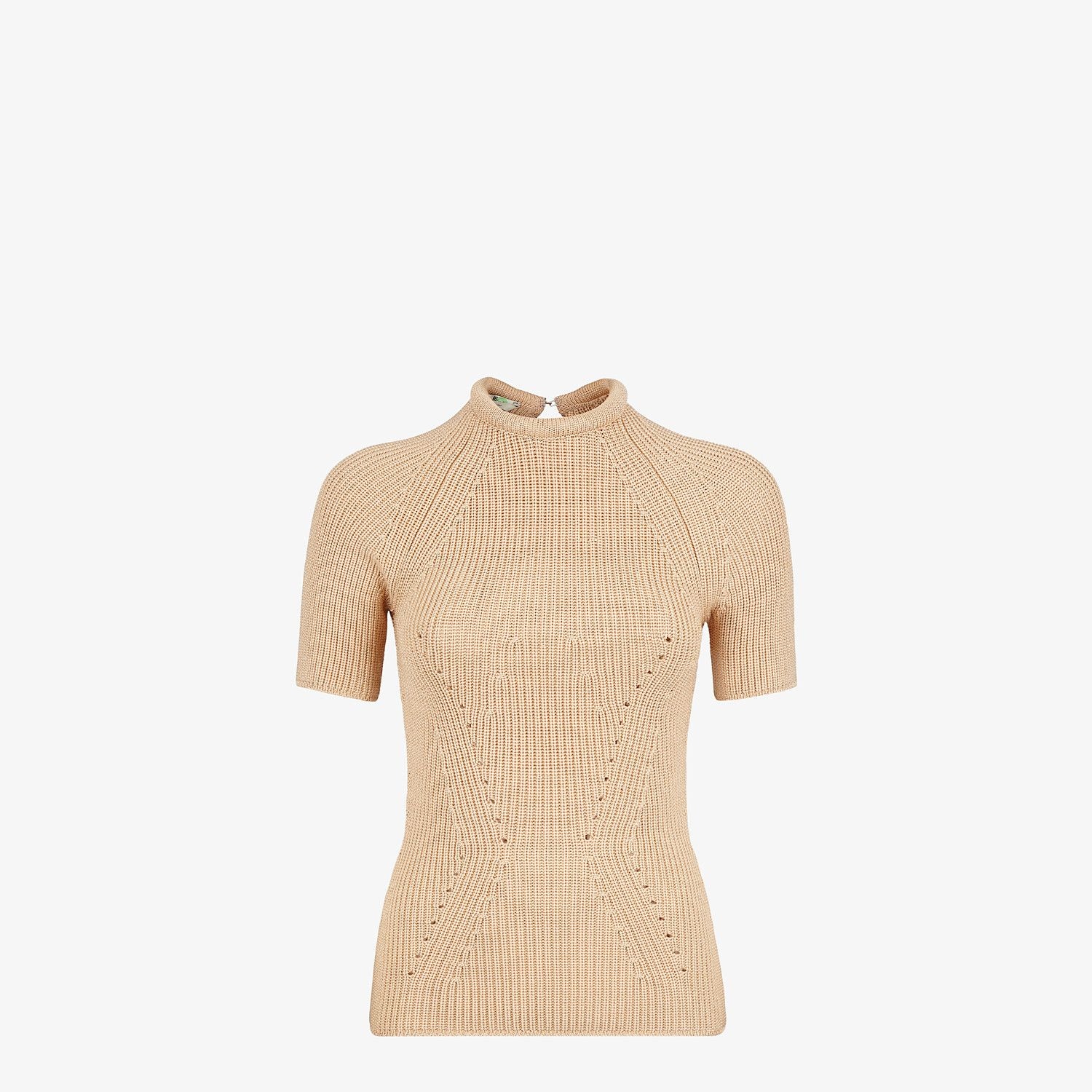 Sweater in beige silk - 1