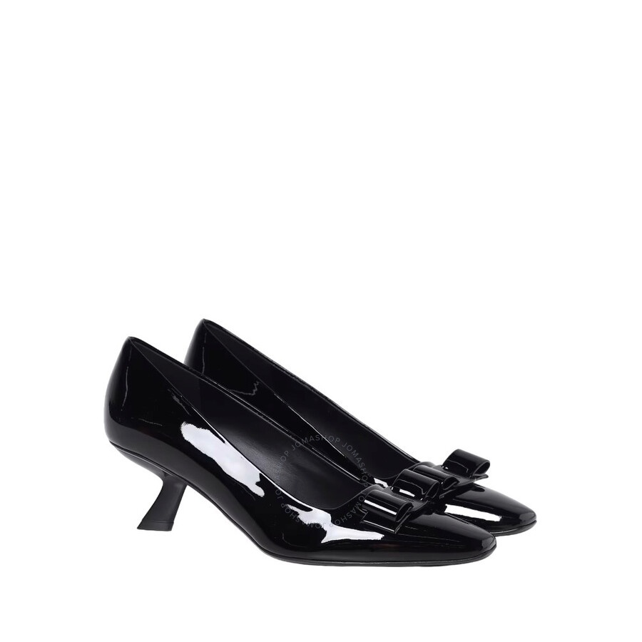 Ferragamo Anz Patent Leather Vara Bow Pumps - 2