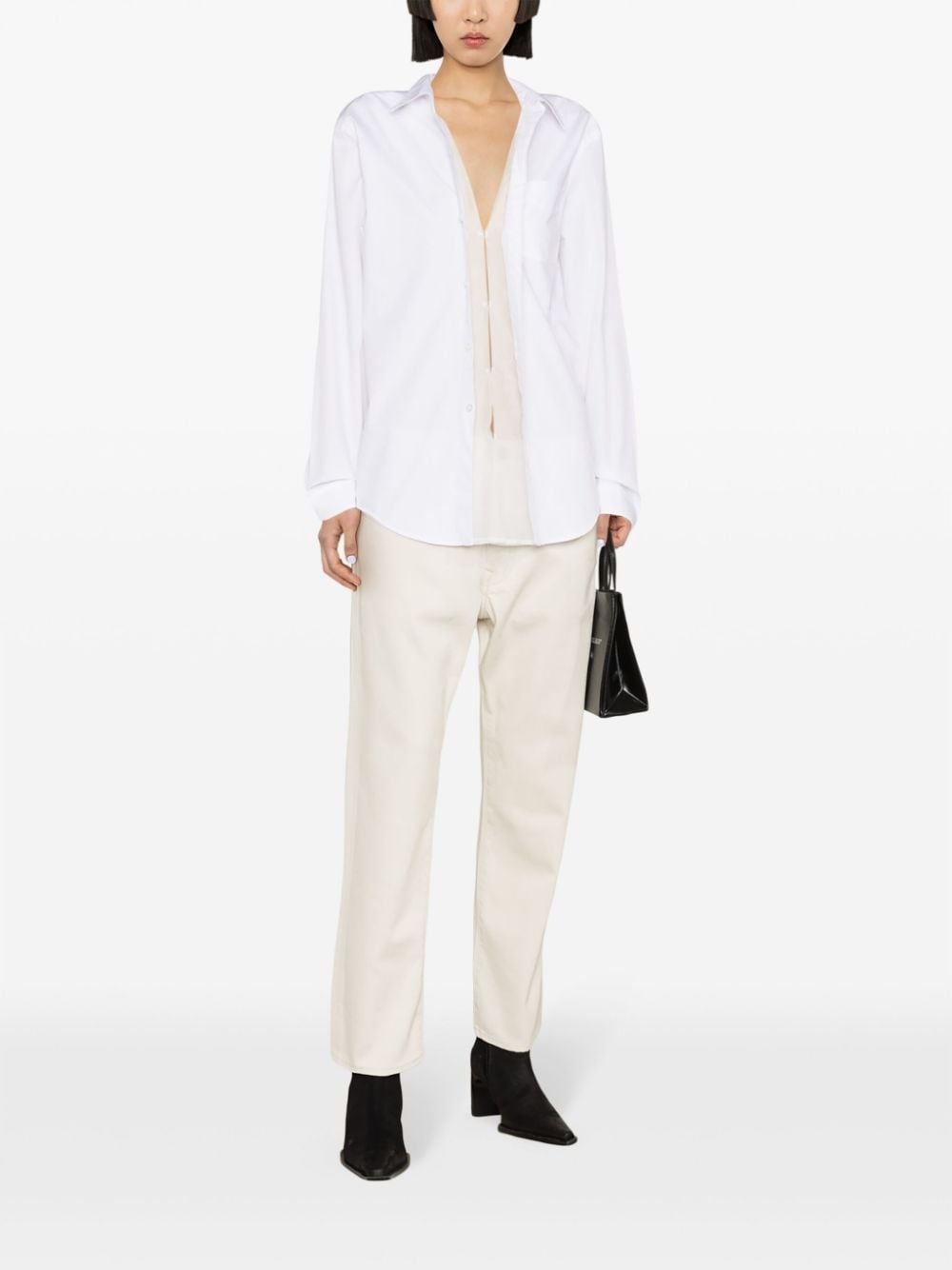 mid-rise boyfriend-cut trousers - 2