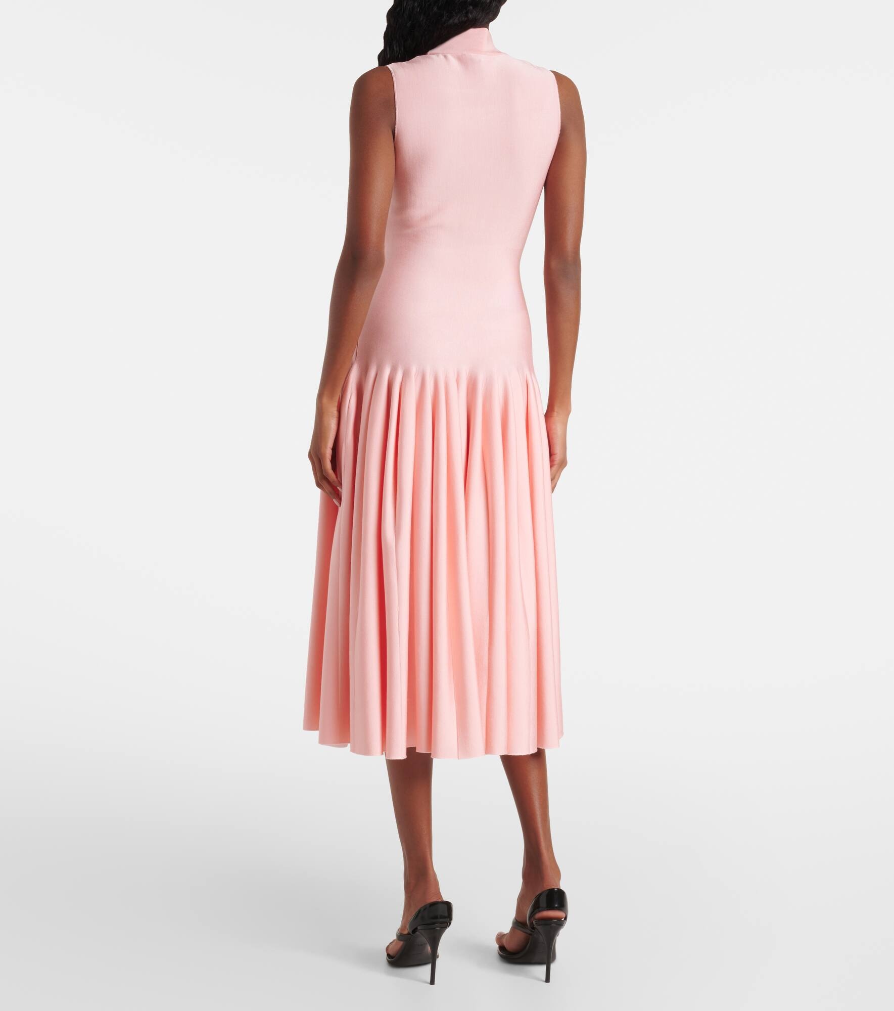 Godet midi dress - 3