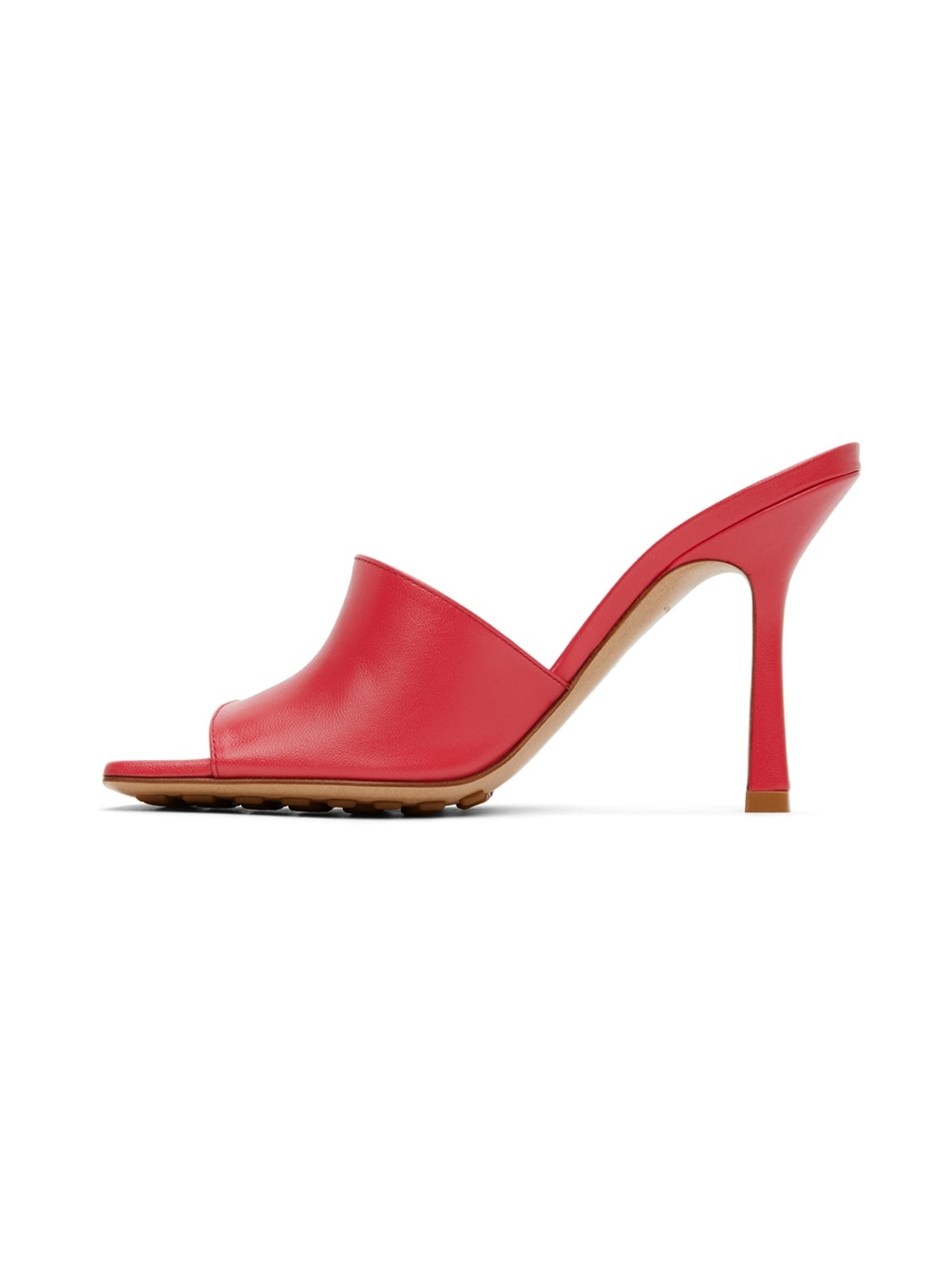Pink Stretch Heeled Sandals - 3