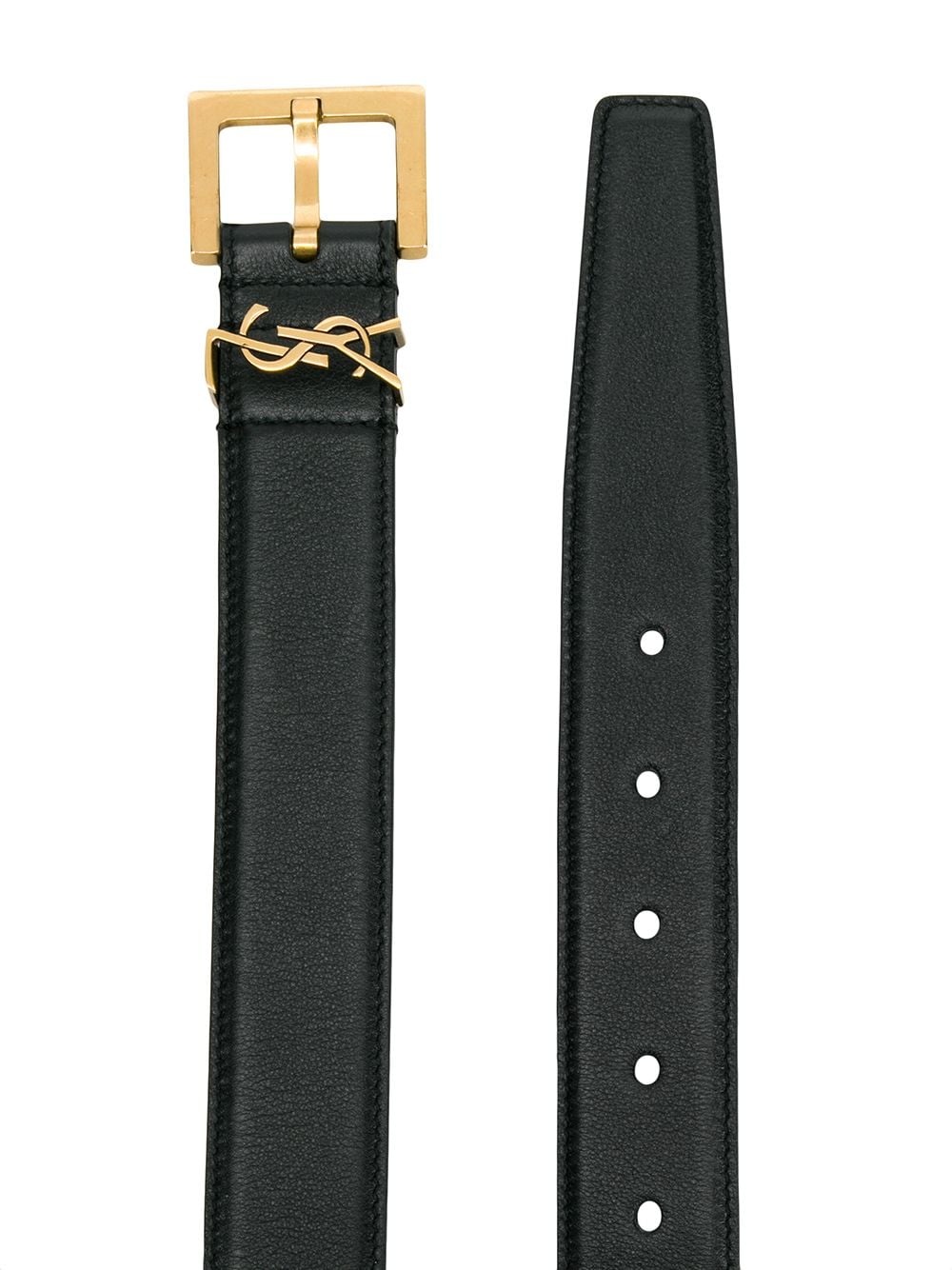 Monogram square-buckle belt - 2