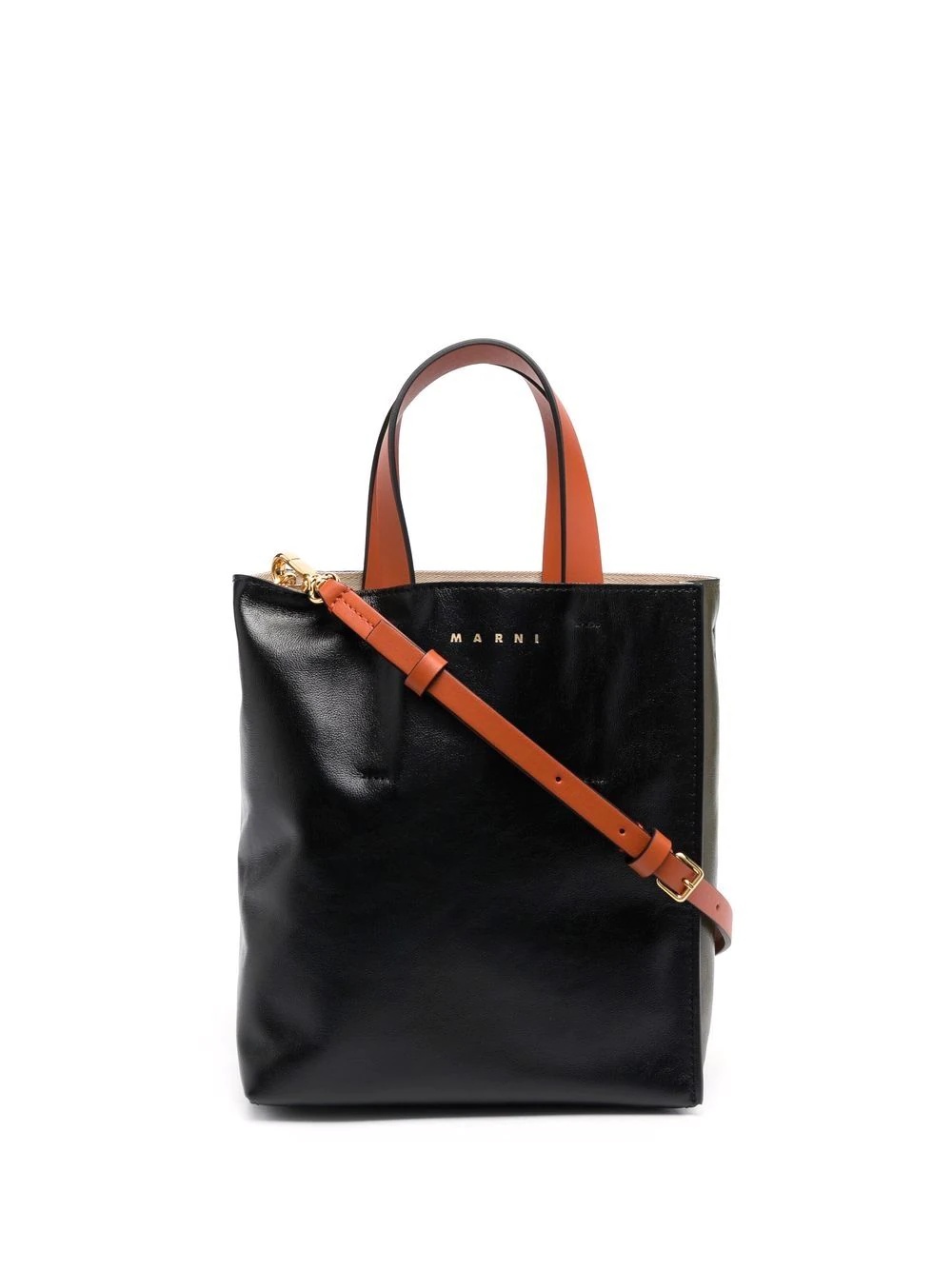 Museo colour-block tote bag - 1