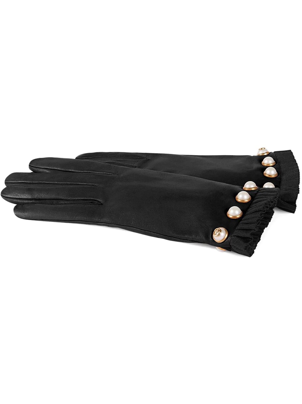 Studded leather gloves - 2