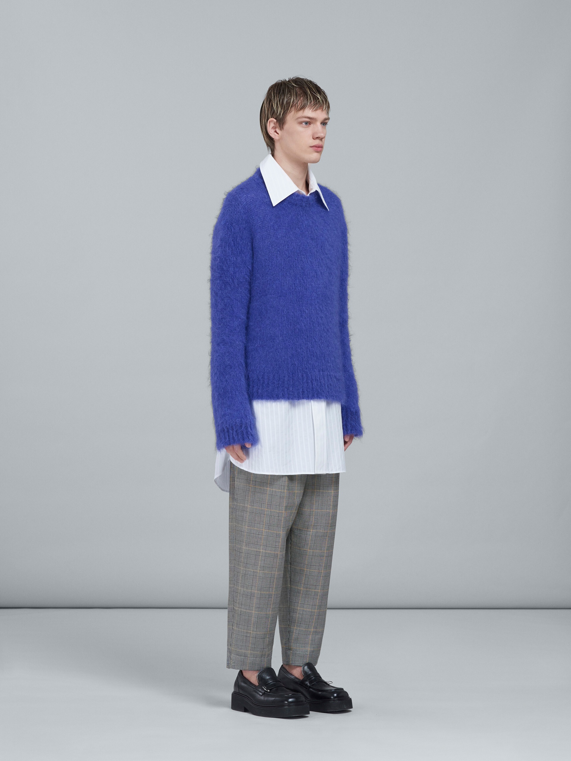 MOHAIR AND WOOL CREWNECK SWEATER - 5