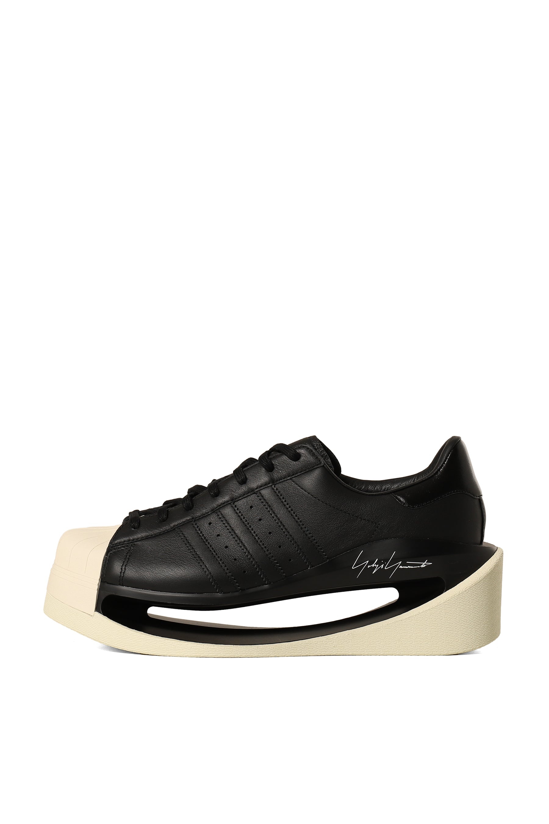 Y-3 GENDO SUPERSTAR / BLK BLK CREWHT - 1