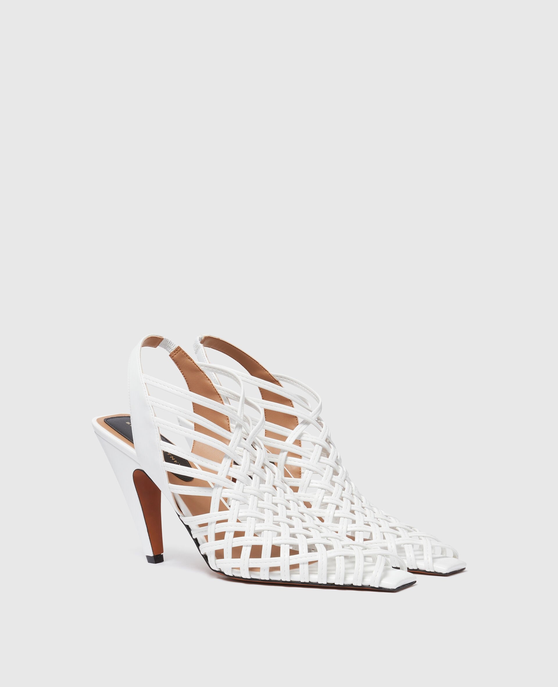 Stella Spur Woven Slingbacks - 3