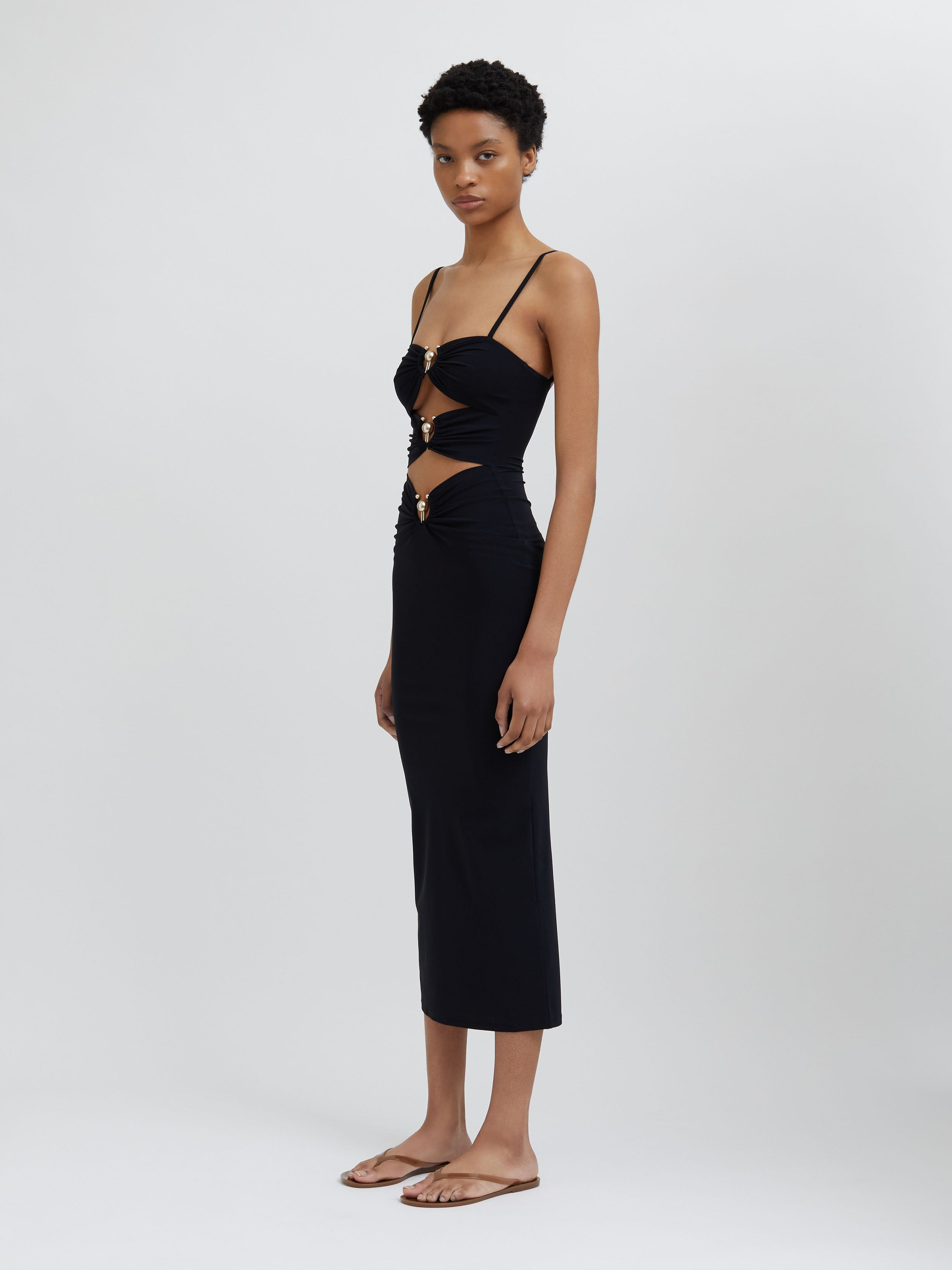 Pierced Orbit Column Dress - 3
