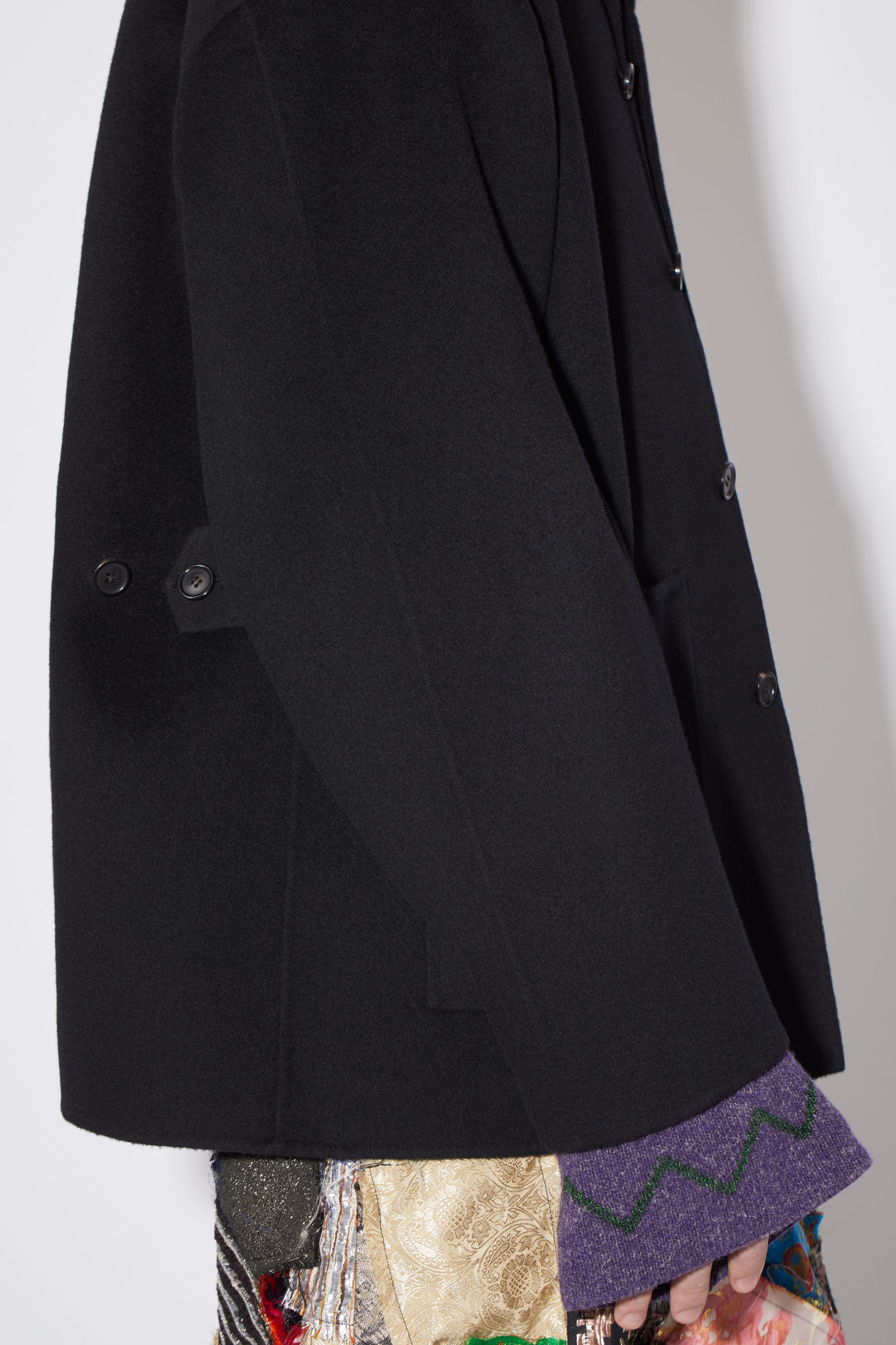 Wool jacket - Black - 5