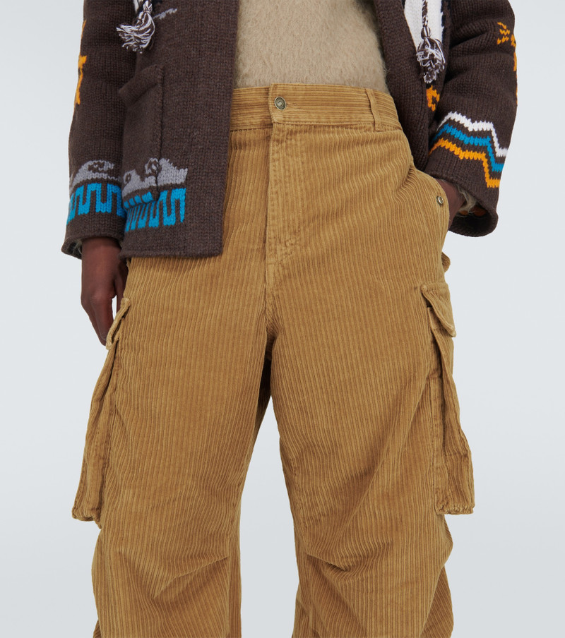 Velvet corduroy cargo pants 5
