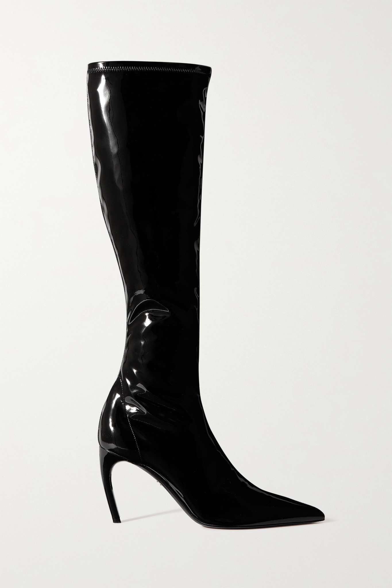 Bri patent-leather knee boots - 1