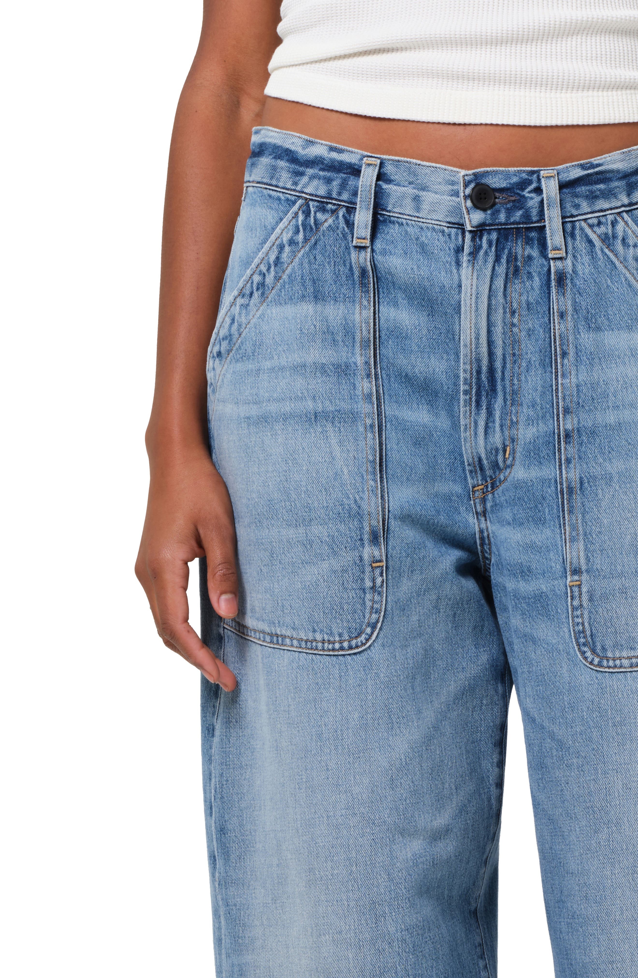 Citizens of Humanity Ayla High Waist Baggy Wide Leg Utility Jeans in Zenith at Nordstrom - 4