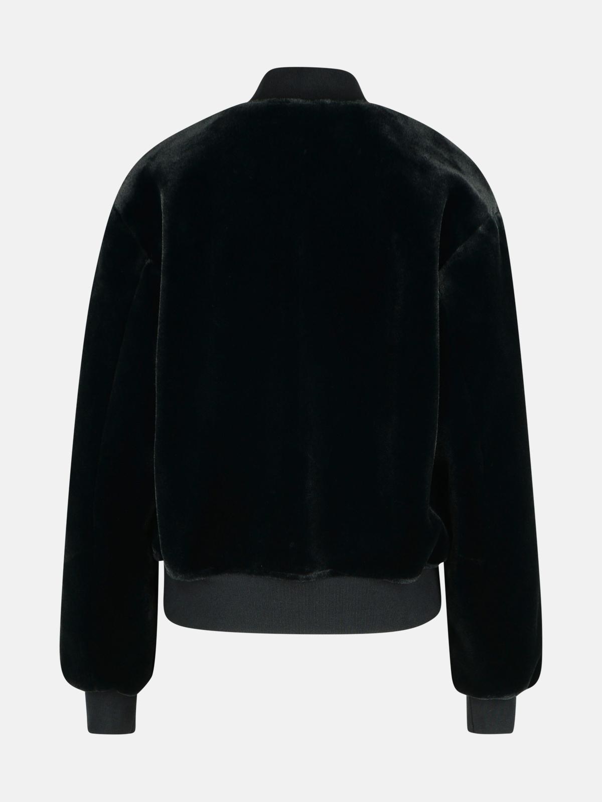 'JET' GREEN POLYESTER BOMBER JACKET - 6