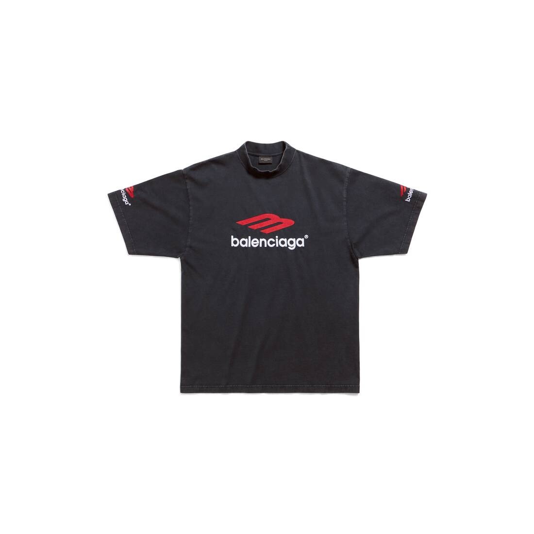 3b Sports Icon T-shirt Medium Fit in Black Faded - 1