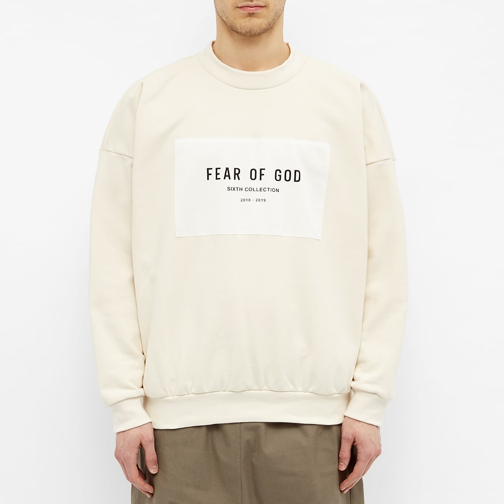 Fear of God Patch Logo Crew Sweat - 4