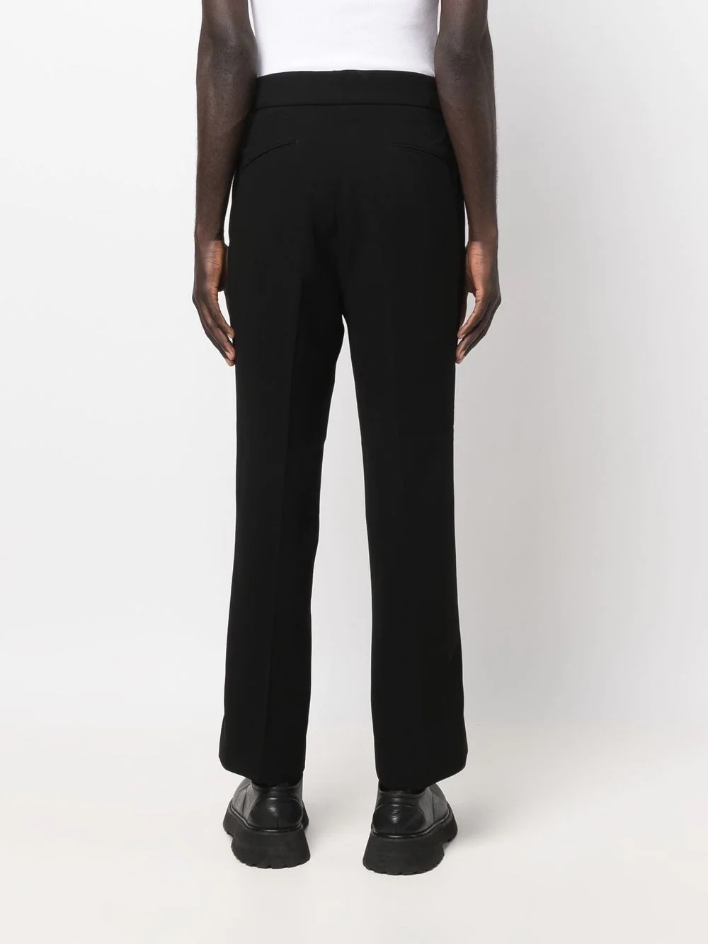 mid-rise tailored trousers - 4