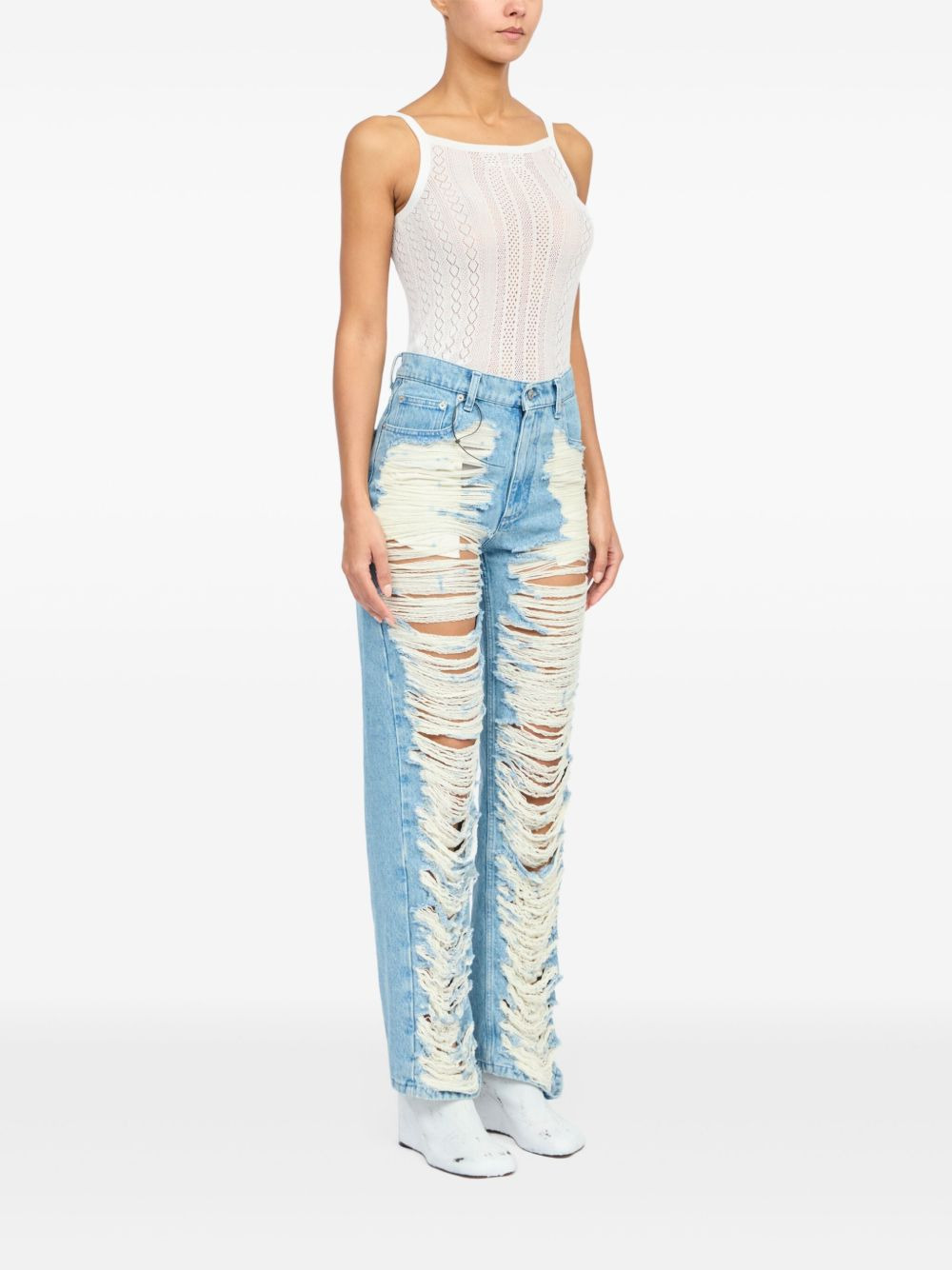 MM6 Maison Margiela Jeans Clear Blue - 5