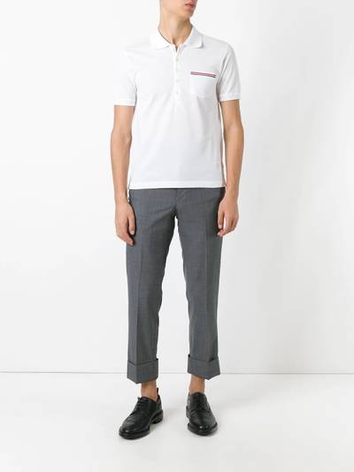 Thom Browne chest pocket polo shirt outlook