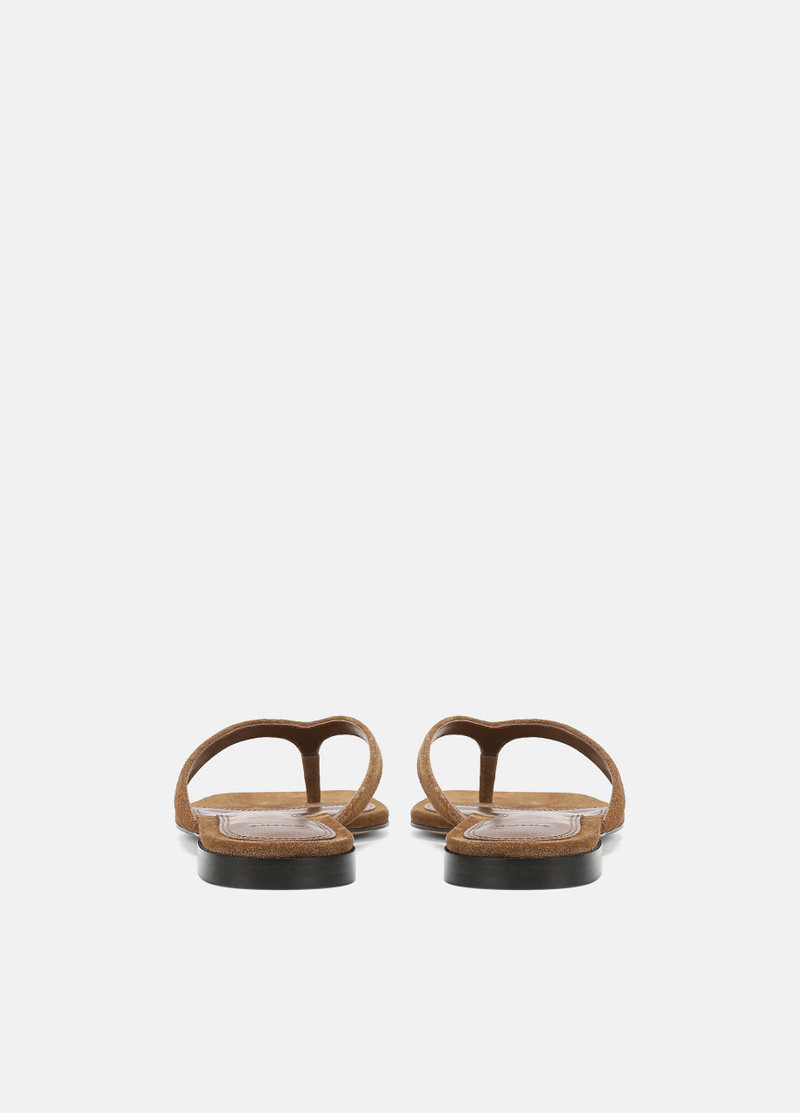 Vince San Juan Suede Thong Sandal outlook