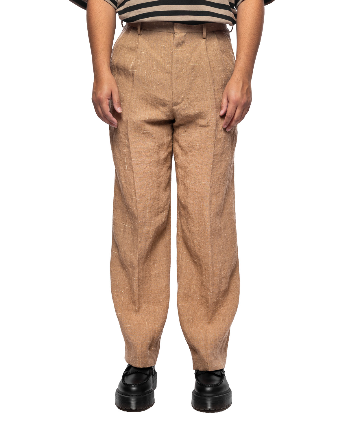 パンツ AURALEE LINEN SILK SUMMER TWEED SLACKS AURALEE LINEN SILK TWEED SLACKS – Chum!