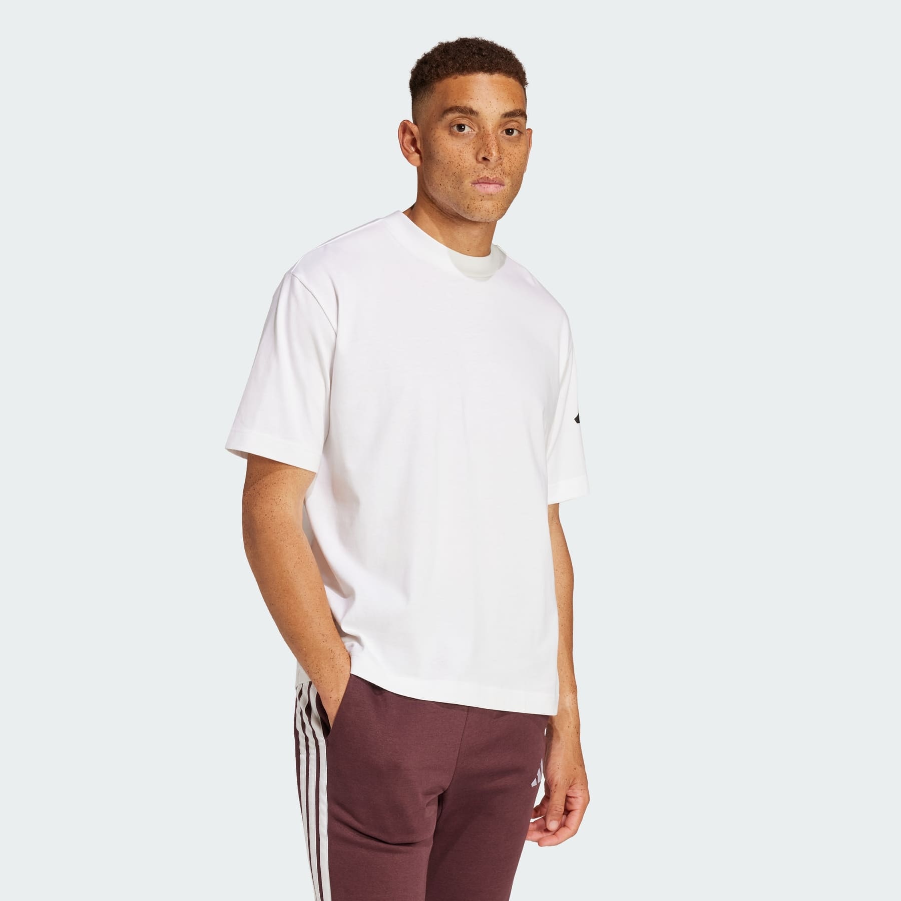 Essentials Loose Fit 3 Bar Logo Tee - 4