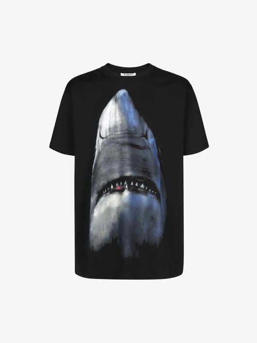 SHARK PRINTED OVERSIZED T-SHIRT - 1