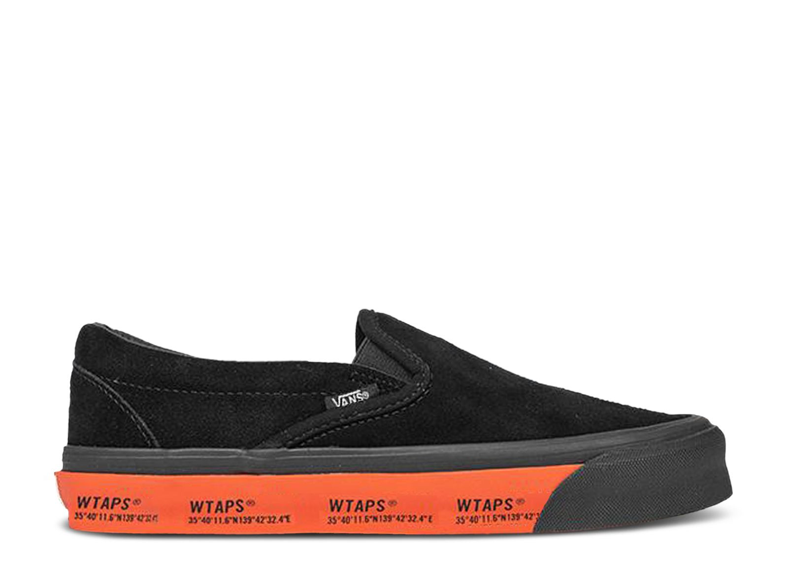 WTAPS X CLASSIC SLIP-ON LX 'BLACK ORANGE' - 1