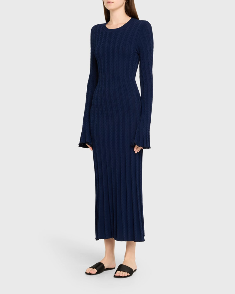Rhea Cable-Knit Midi Dress 4