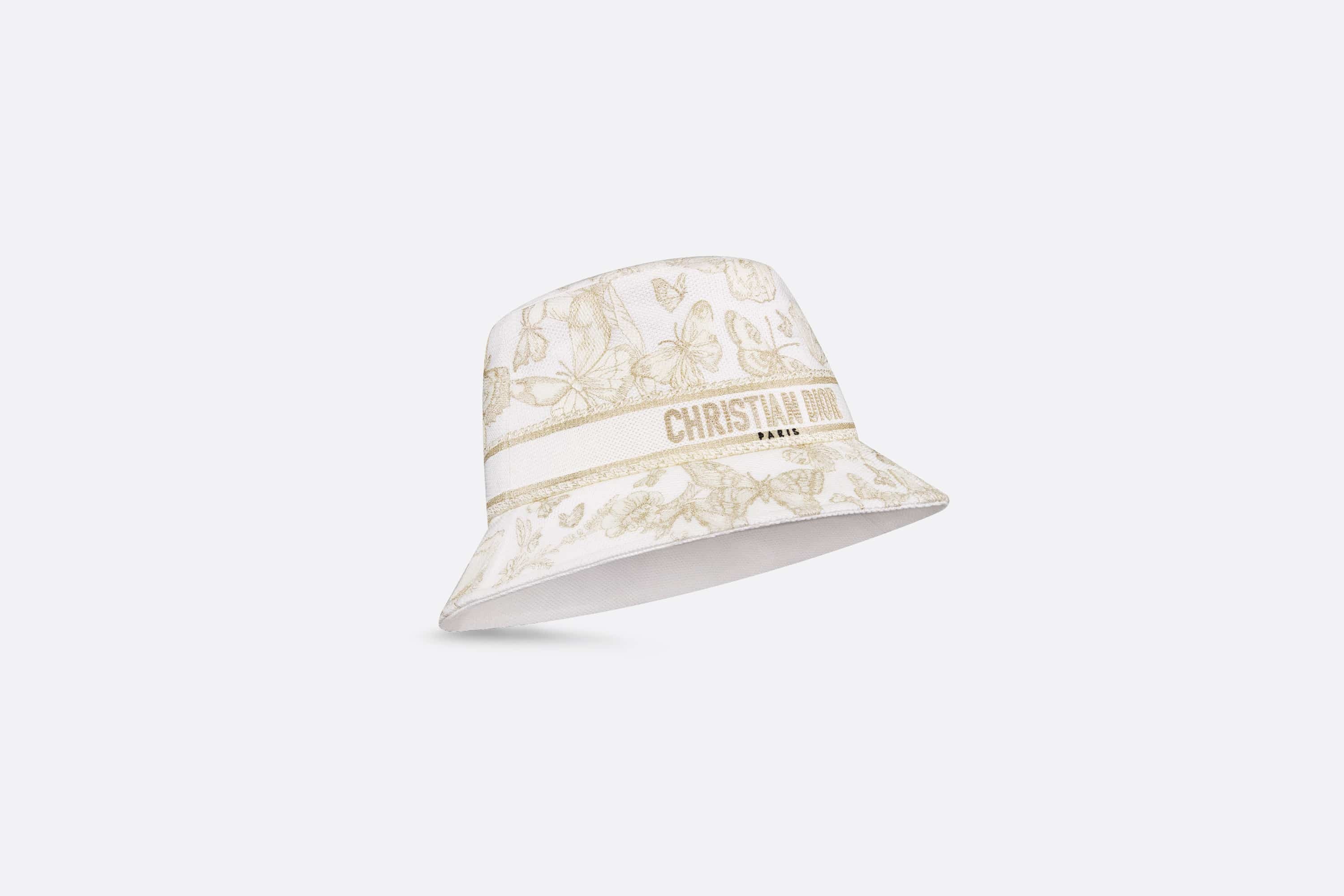 D-Bobby Toile de Jouy Mexico Small Brim Bucket Hat - 3