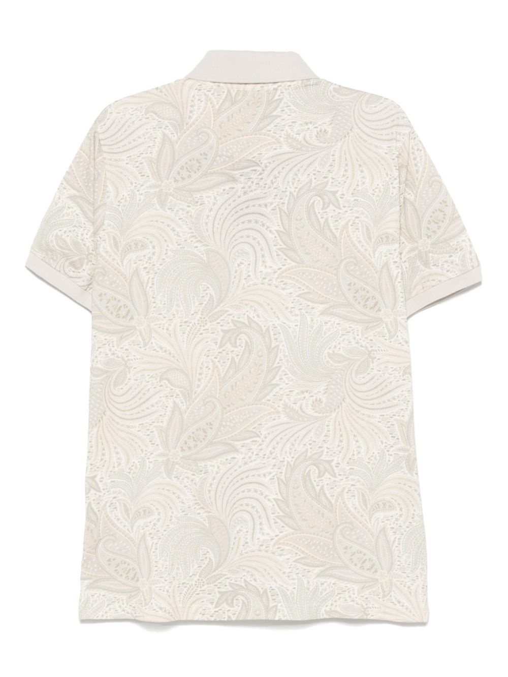 paisley-print polo shirt - 2